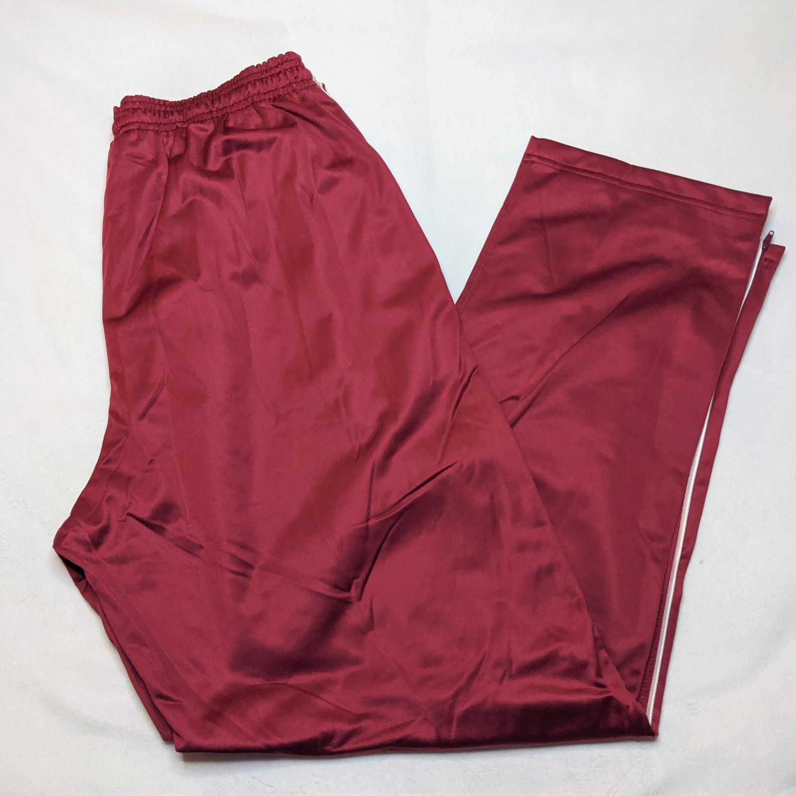 Other A4 Activewear Men's Track Pants Maroon Sweatpants Large Size US 38 / EU 54 - 2 Thumbnail