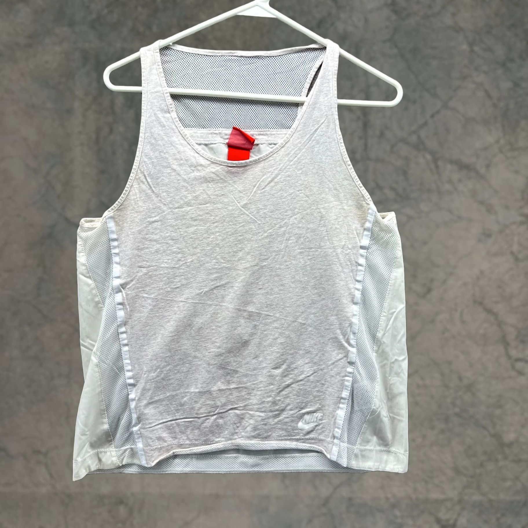 Nike VINTAGE Nike Shirt Womens Medium Blue Bonded Sportswear Athletic Tank Top 726023 051 Nike Dri-FIT Tank Top Women Medium Blue Sleeveless Stripe? Size M / US 6-8 / IT 42-44 - 1 Thumbnail