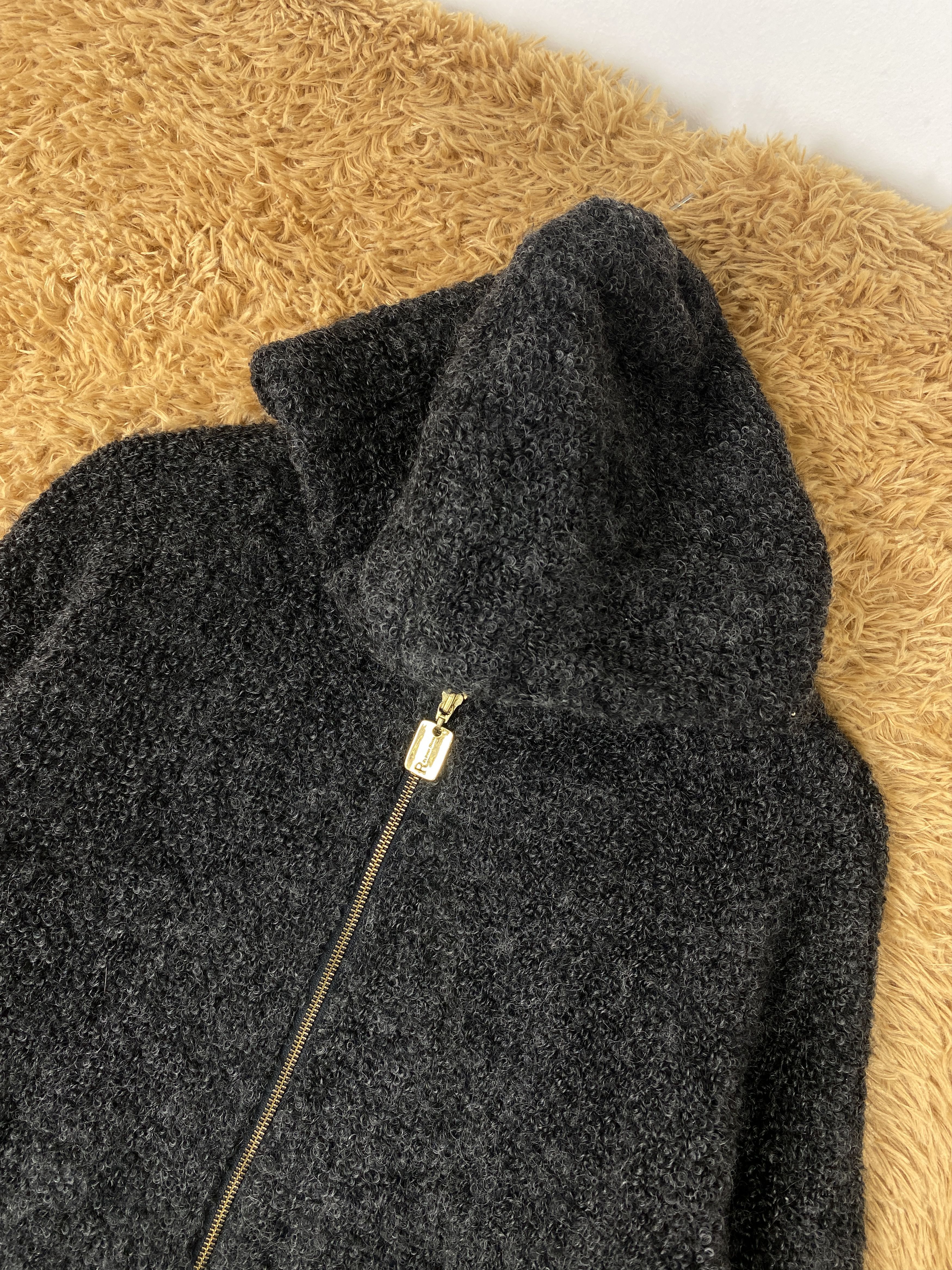 Japanese Brand Vintage a Dieux Dieuse Hoodie Wool Long Jacket J2053 Size US S / EU 44-46 / 1 - 2 Thumbnail