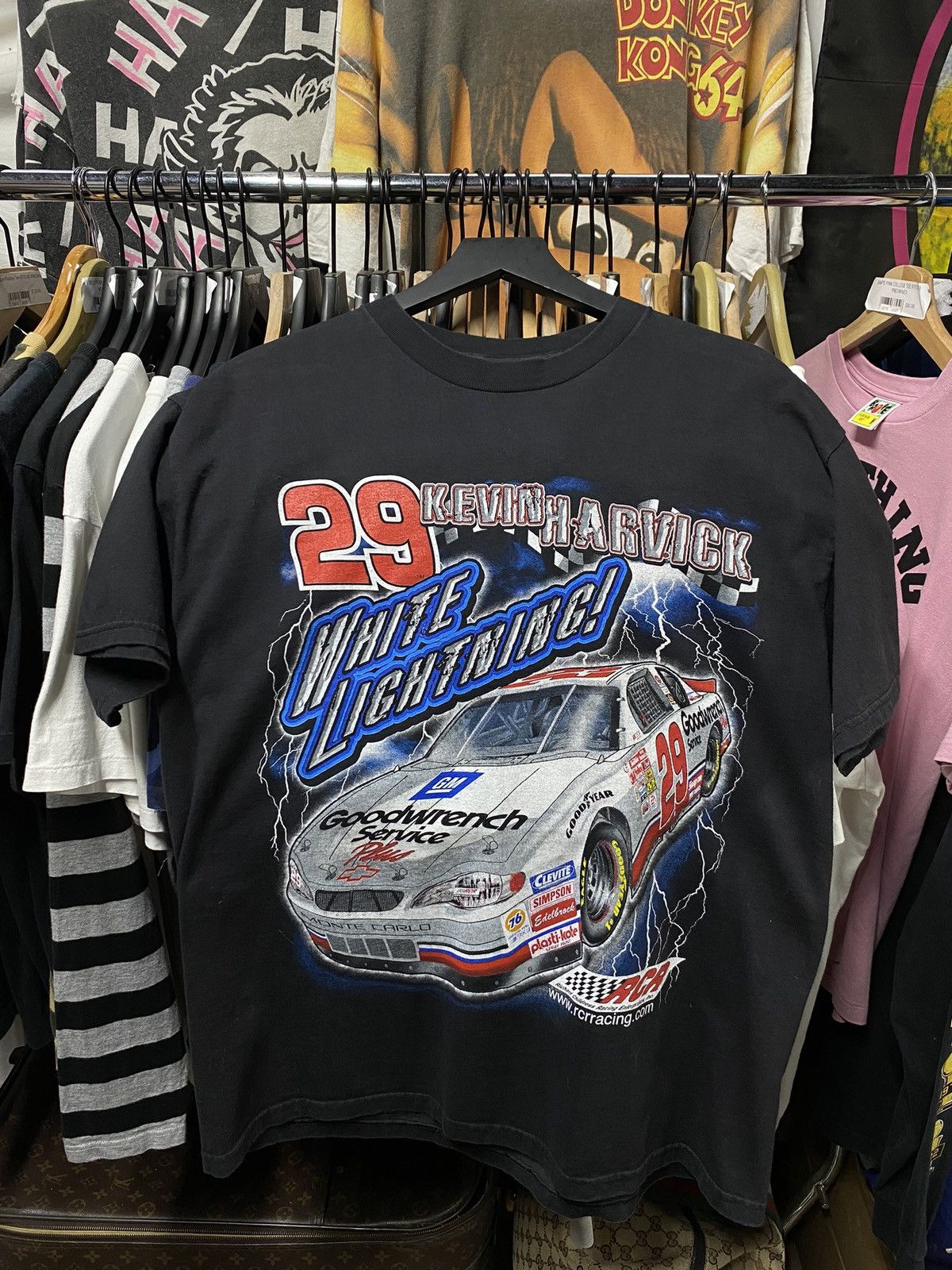 NASCAR × Vintage Vintage 90’s Nascar Racer Tee Shirt Medium Size US M / EU 48-50 / 2 - 1 Thumbnail