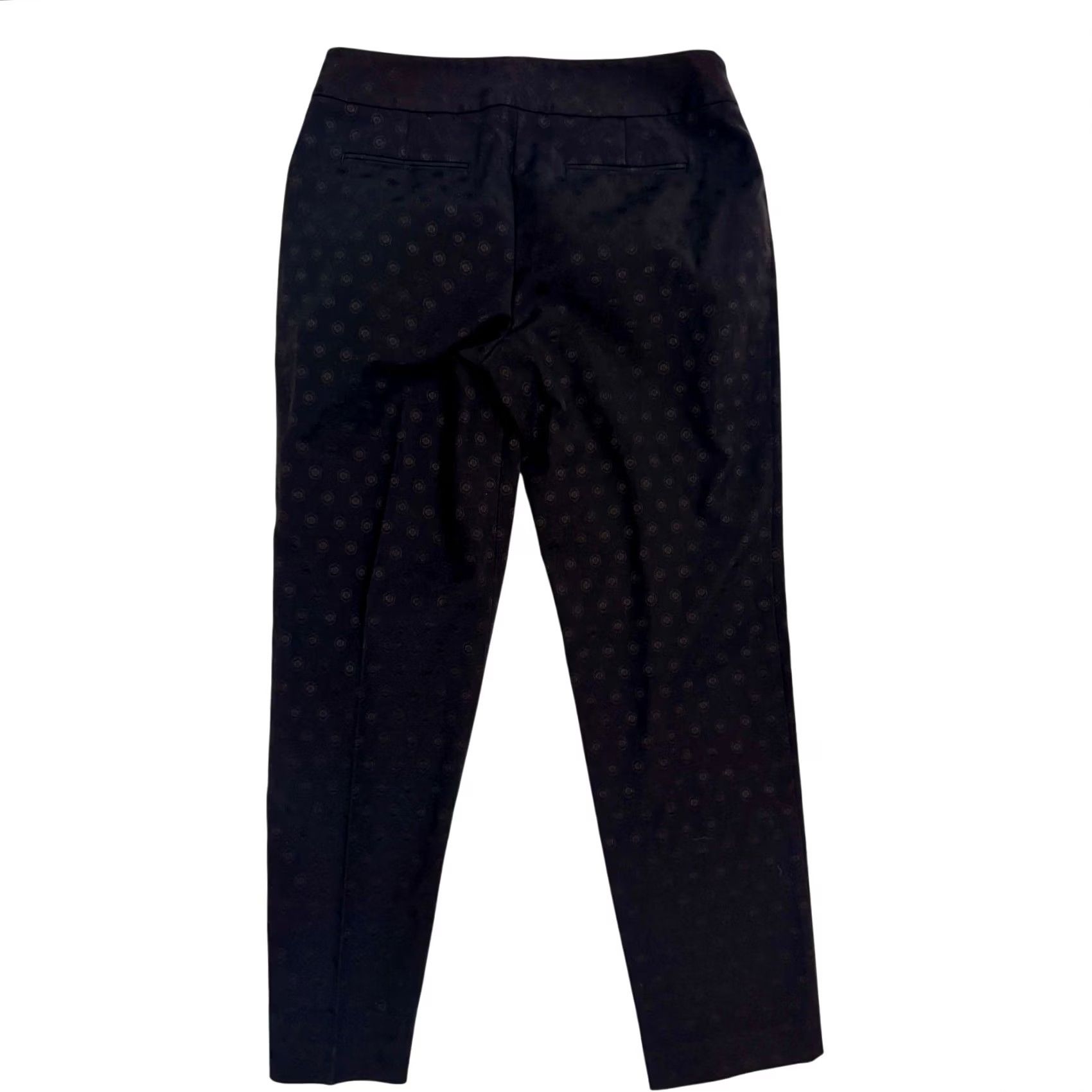 Talbots Talbots Women's Pant Black Size 6 Ankle Crop Patterned Size 28" / US 6 / IT 42 - 5 Thumbnail