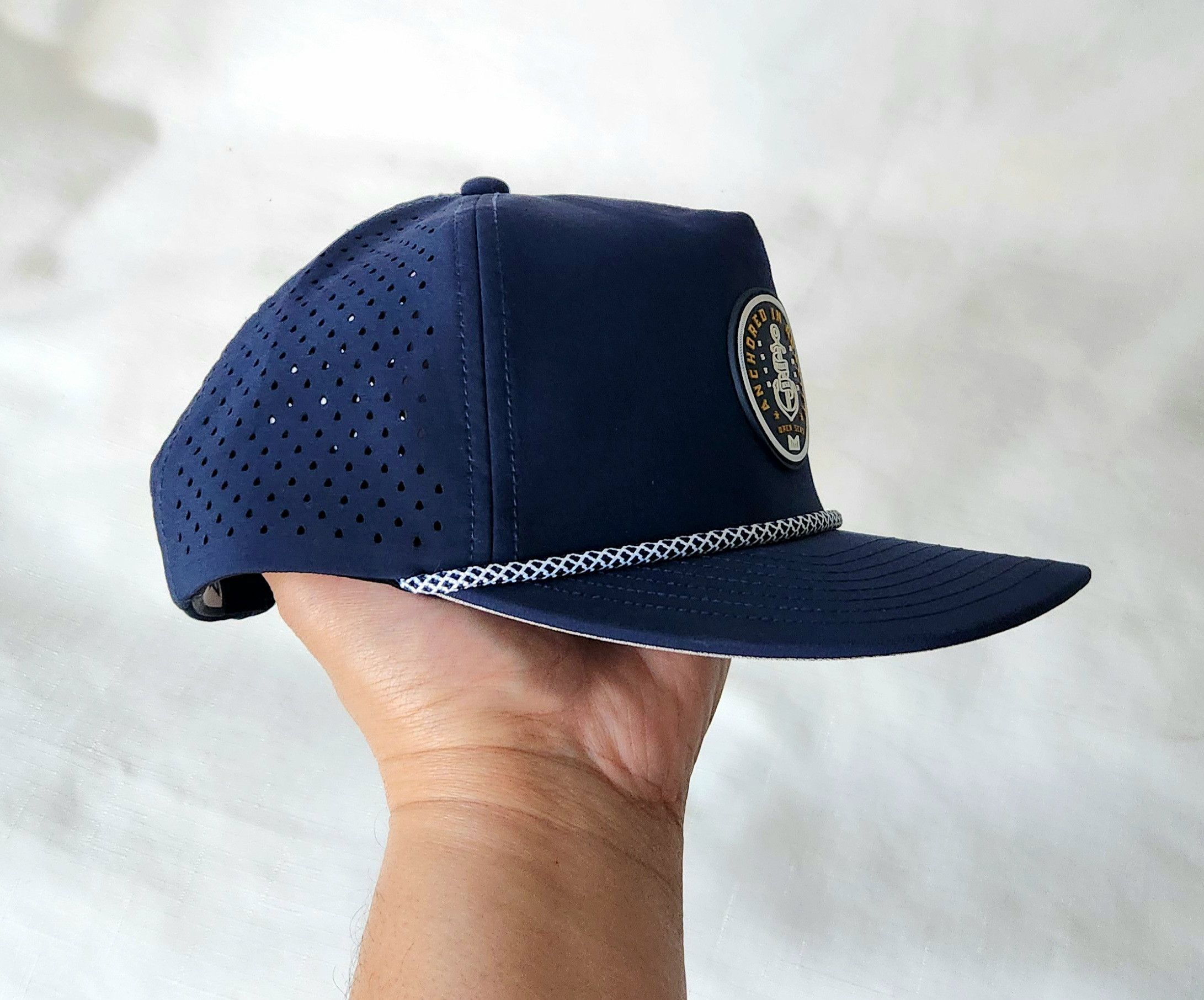 melin Melin Men's Coronado Brick Hydro Performance Blue Rope hat Size ONE SIZE - 5 Thumbnail