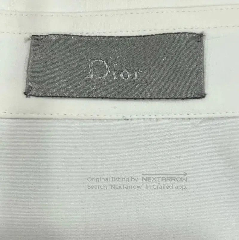 Dior Dior Long Sleeve White Cotton Shirt . Size M / US 6-8 / IT 42-44 - 5 Thumbnail