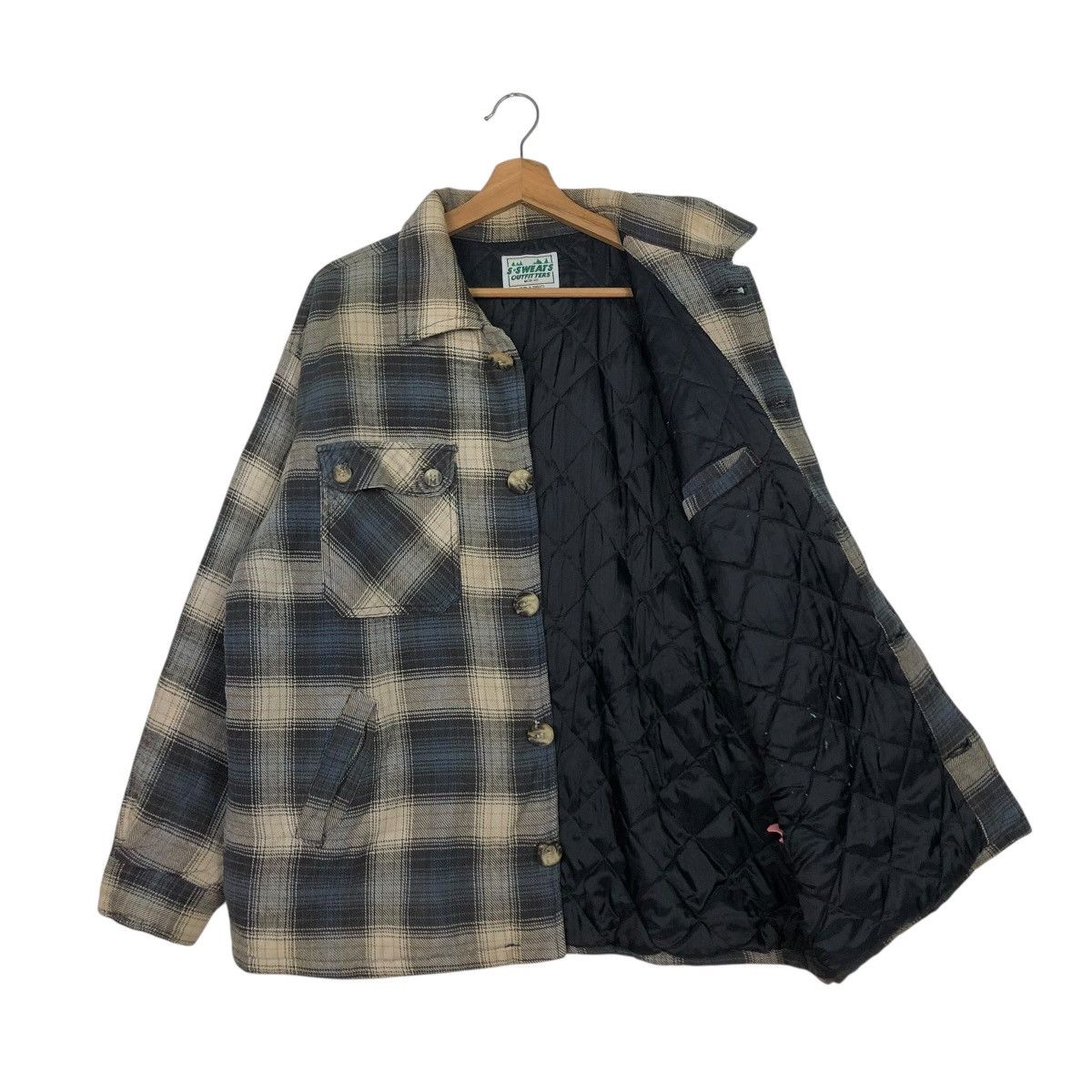 Japanese Brand 🔥VINTAGE FLANNEL JACKET TARTAN DESIGN SURF & SWEATS Size US M / EU 48-50 / 2 - 12 Thumbnail