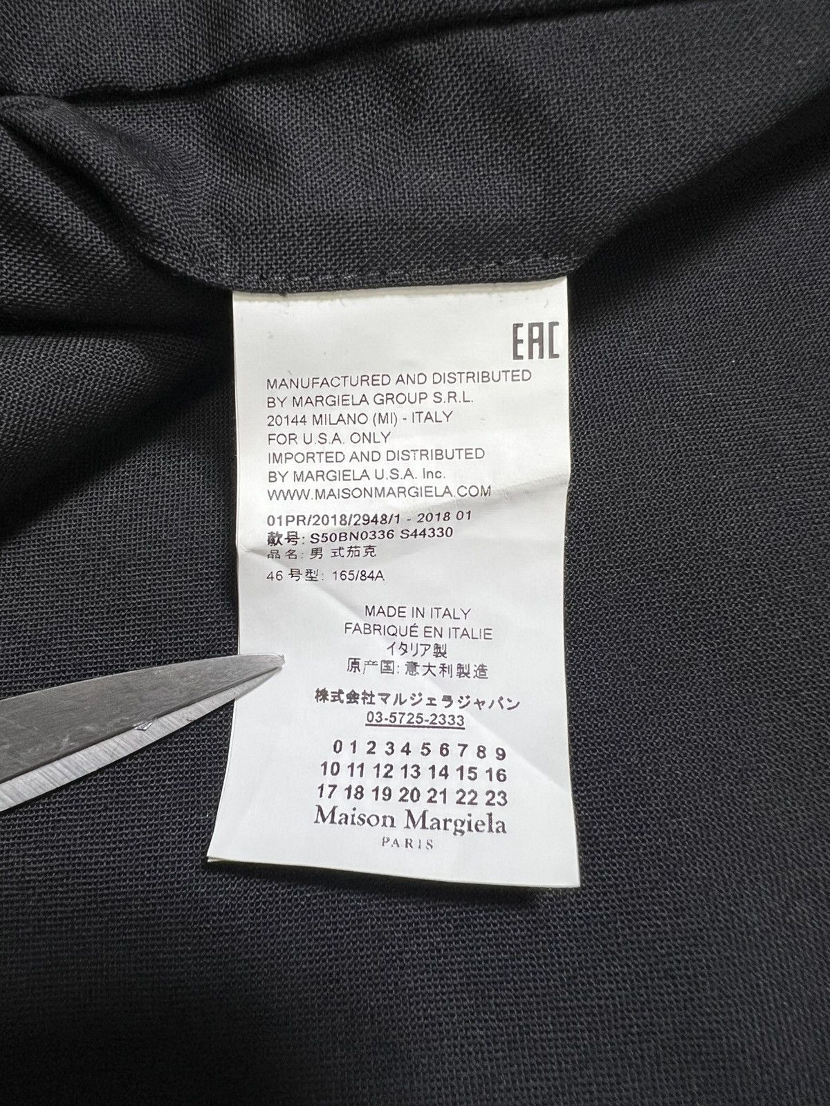 Maison Margiela Maison Margiela - S/S 18’ - Collarless Blazer Size 46S - 17 Thumbnail