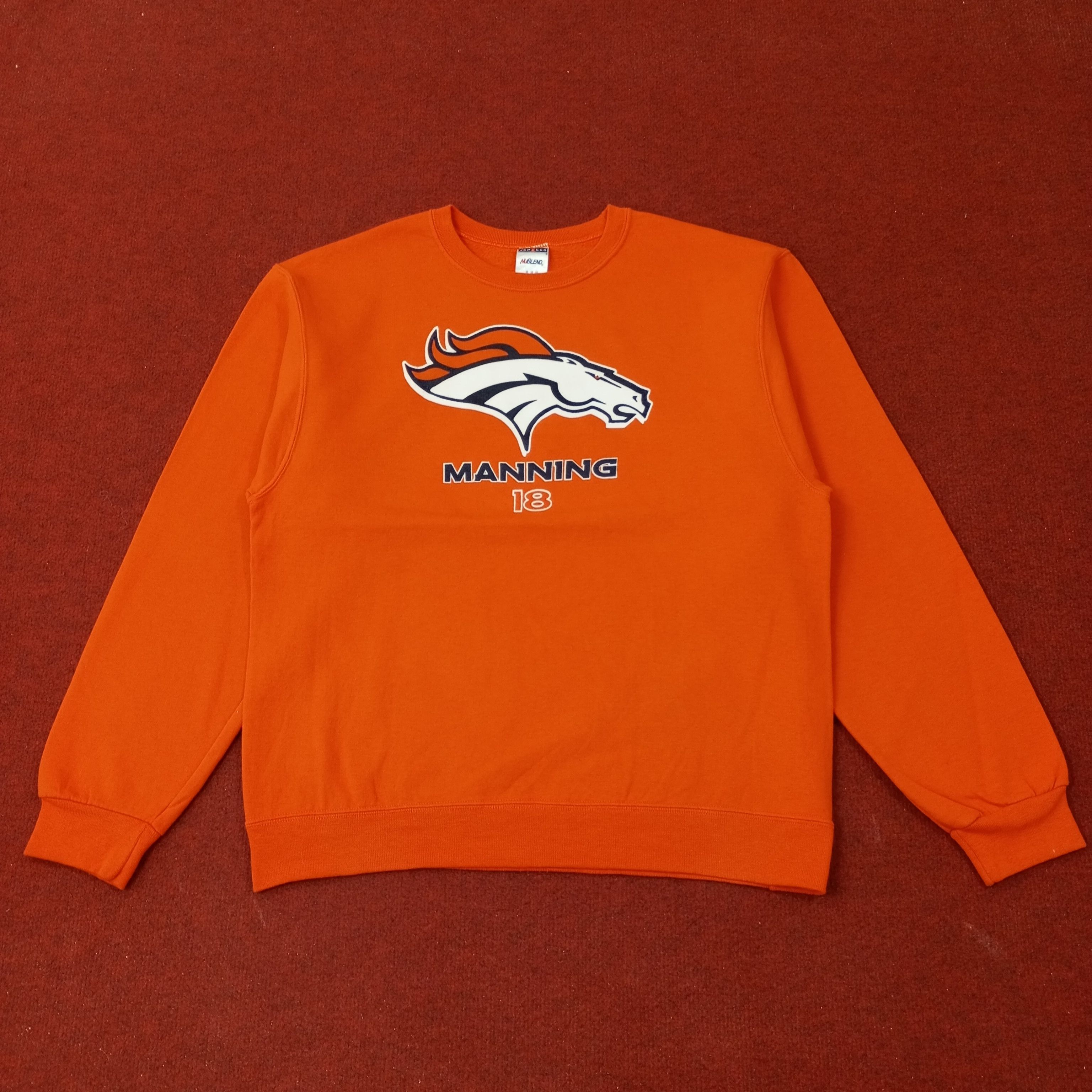 NFL Denver Broncos Manning 18 Football Team Sweatshirt c226n18 Size US M / EU 48-50 / 2 - 1 Thumbnail
