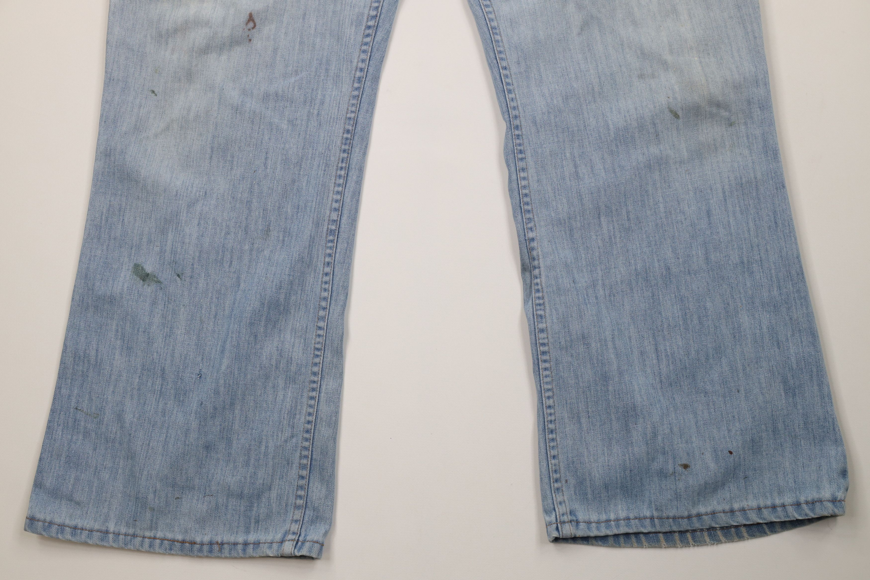 Wrangler Vintage 70s Wrangler Flared Bell Bottoms Denim Jeans USA Size US 40 / EU 56 - 4 Thumbnail