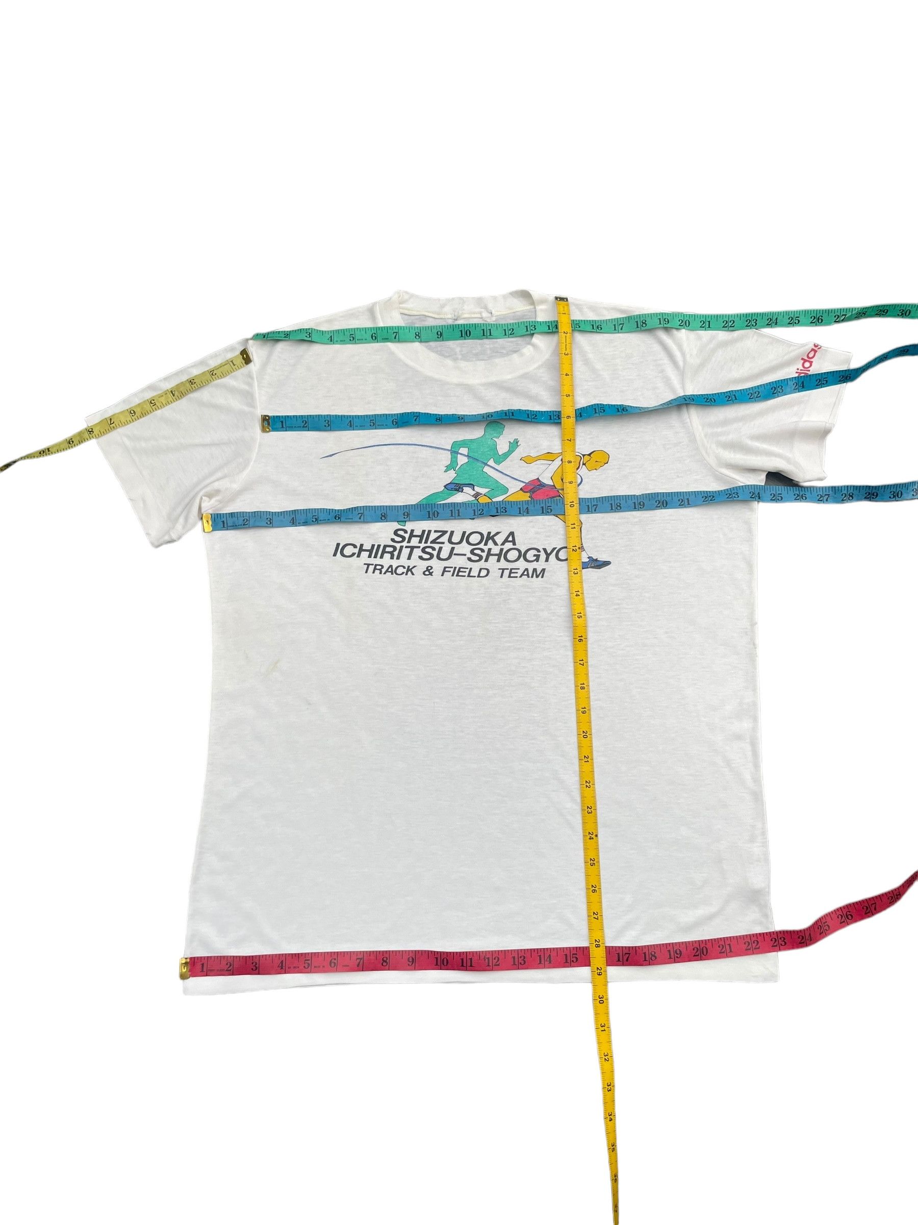 Adidas × Vintage Vintage 80's Adidas Japan Track & Field Tshirt Size US XL / EU 56 / 4 - 9 Thumbnail