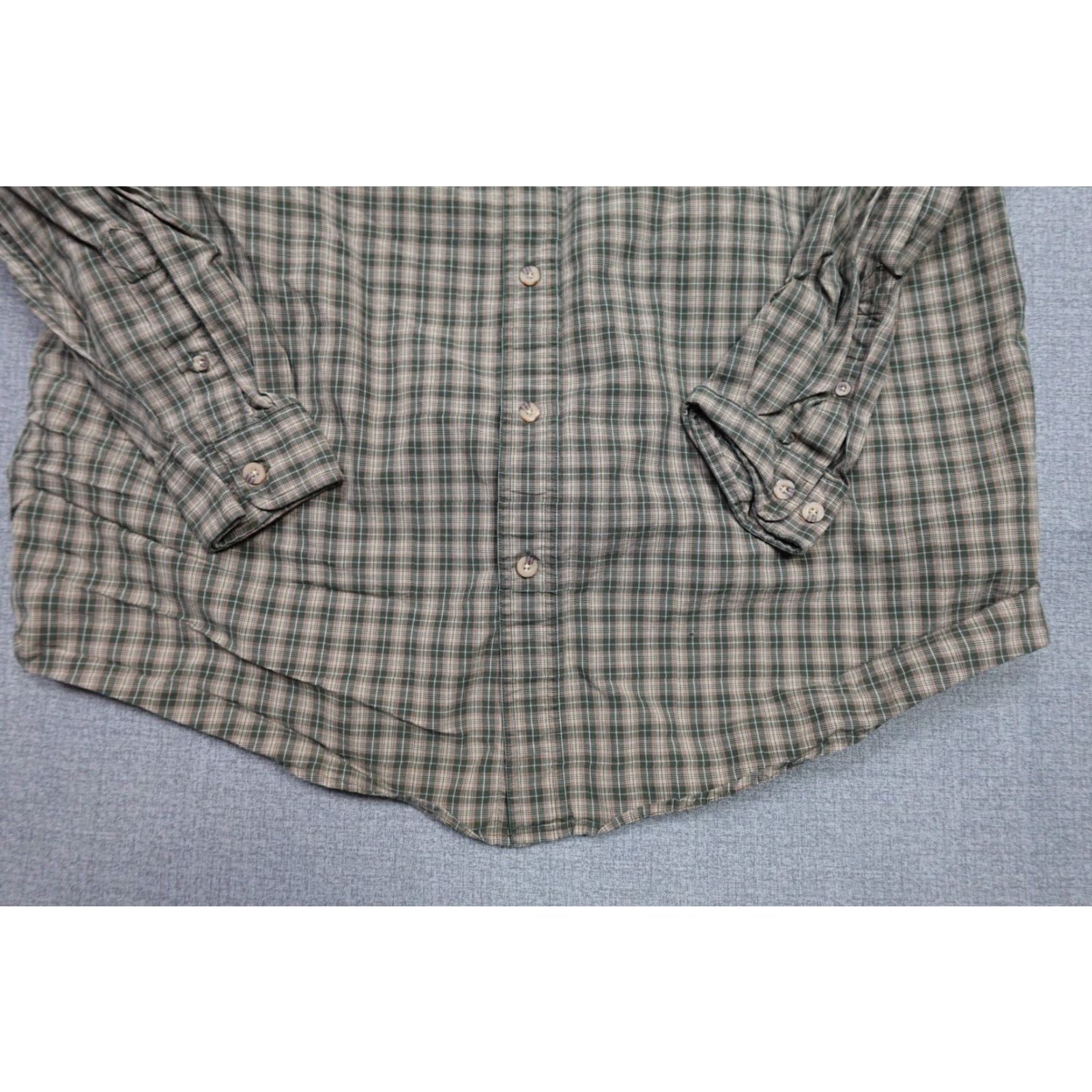 Carhartt VINTAGE Carhartt Button-Up Shirt Mens XL Brown Plaid Workwear Lumberjack S147OLV Size US XL / EU 56 / 4 - 3 Thumbnail