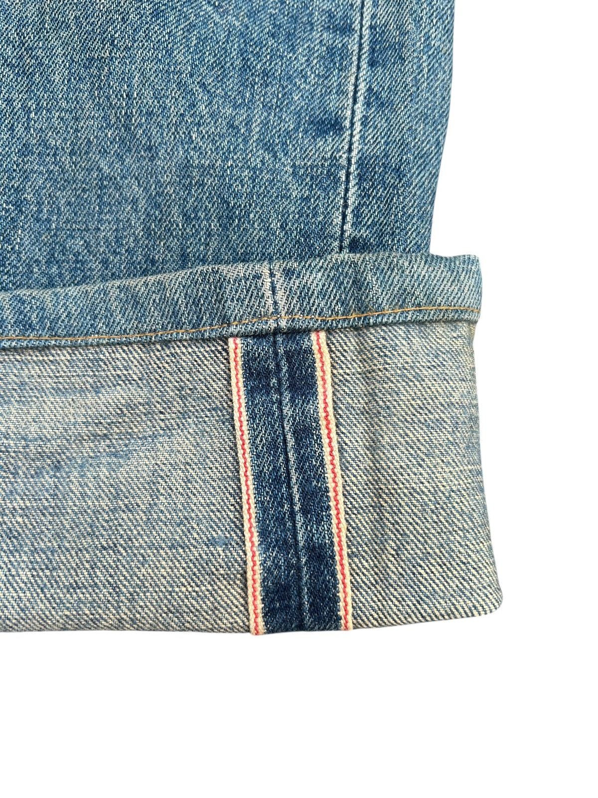 Kapital Thrashed Vintage Edwin 505XX Selvedge Distressed Denim Jeans Size US 29 - 3 Thumbnail