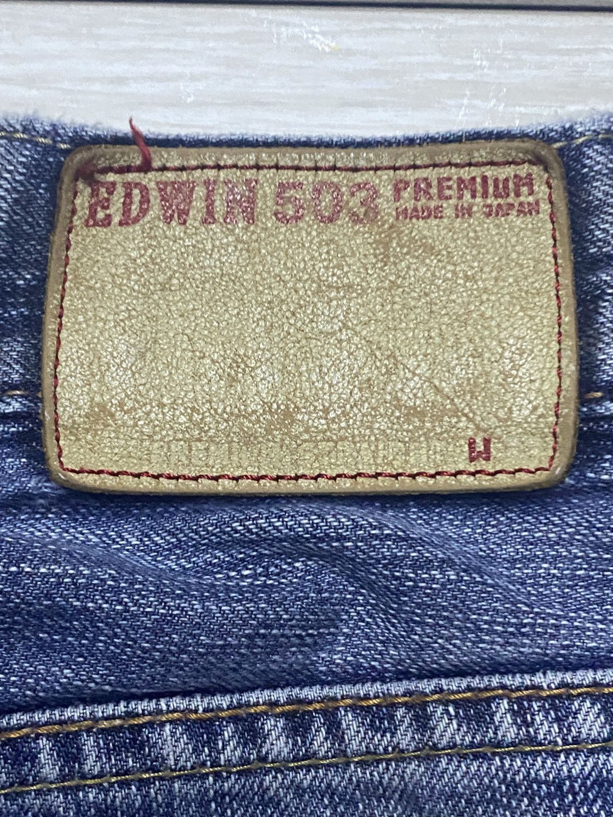 Edwin Vintage Edwin 503 Premium Grunge Distressed Loose Jeans Size US 33 - 11 Thumbnail
