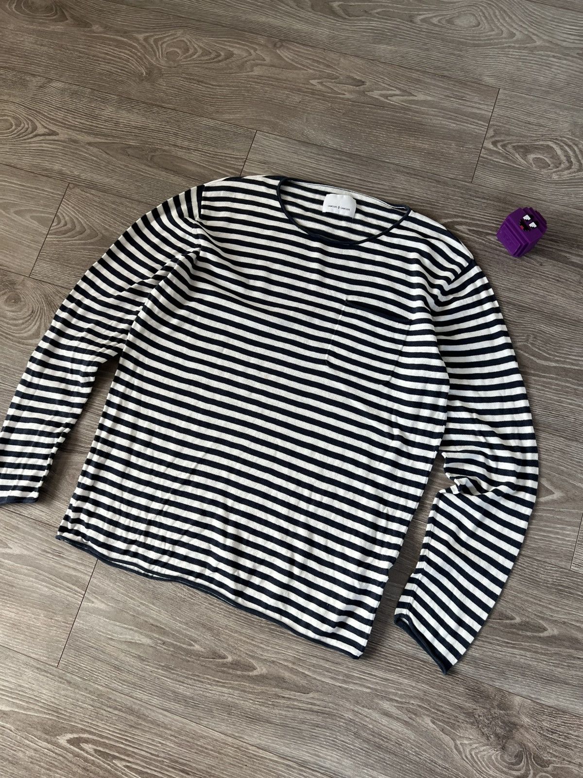 Samsoe Samsoe ‼️Archival Samsoe Samsoe Stripes Y2k Opium Long Sleeve Tee‼️ Size US XL / EU 56 / 4 - 10 Thumbnail