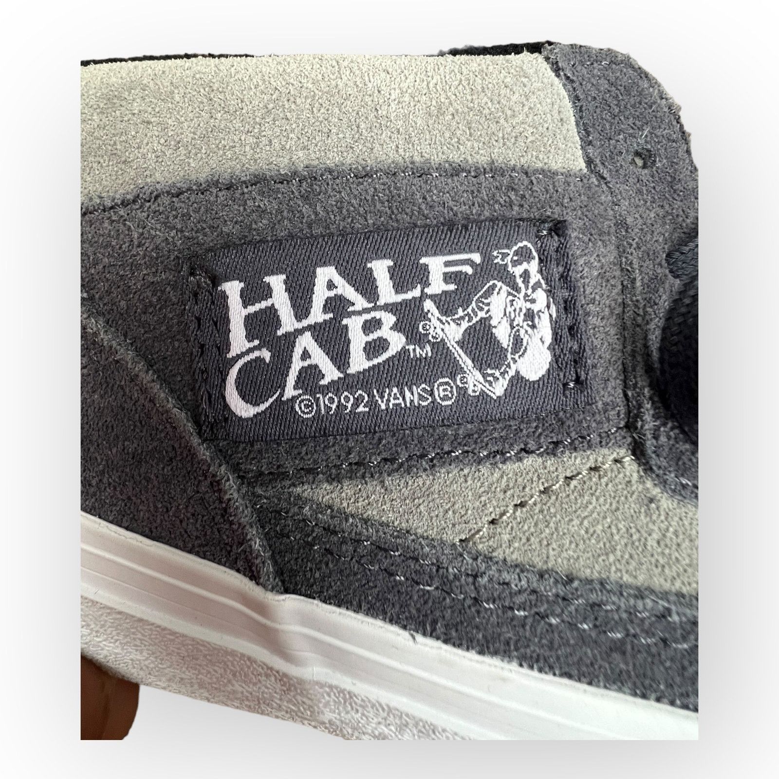 Vans VANS Half Cab Pro Sneakers - Periscope Grey and White Suede Size US 6.5 / EU 39-40 - 9 Thumbnail