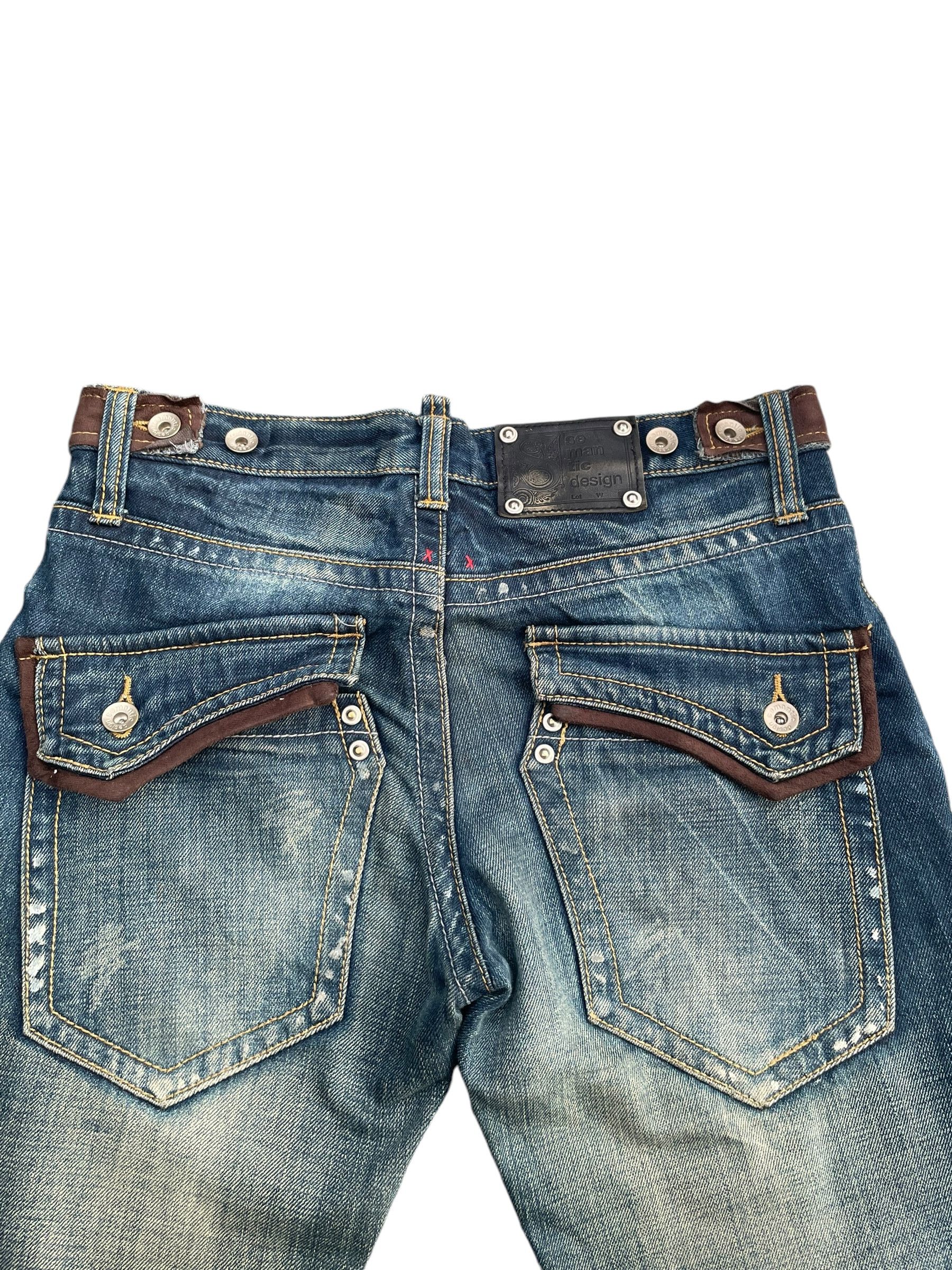 Japanese Brand Semantic Design Flare Custom Denim Size US 32 / EU 48 - 9 Thumbnail