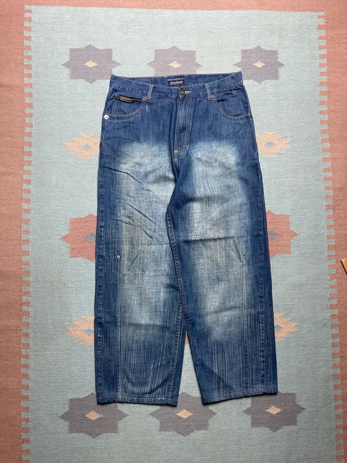 JNCO × Vintage VTG y2k baggy jeans wide skater faded southpole style 34x29 Size US 34 / EU 50 - 4 Thumbnail