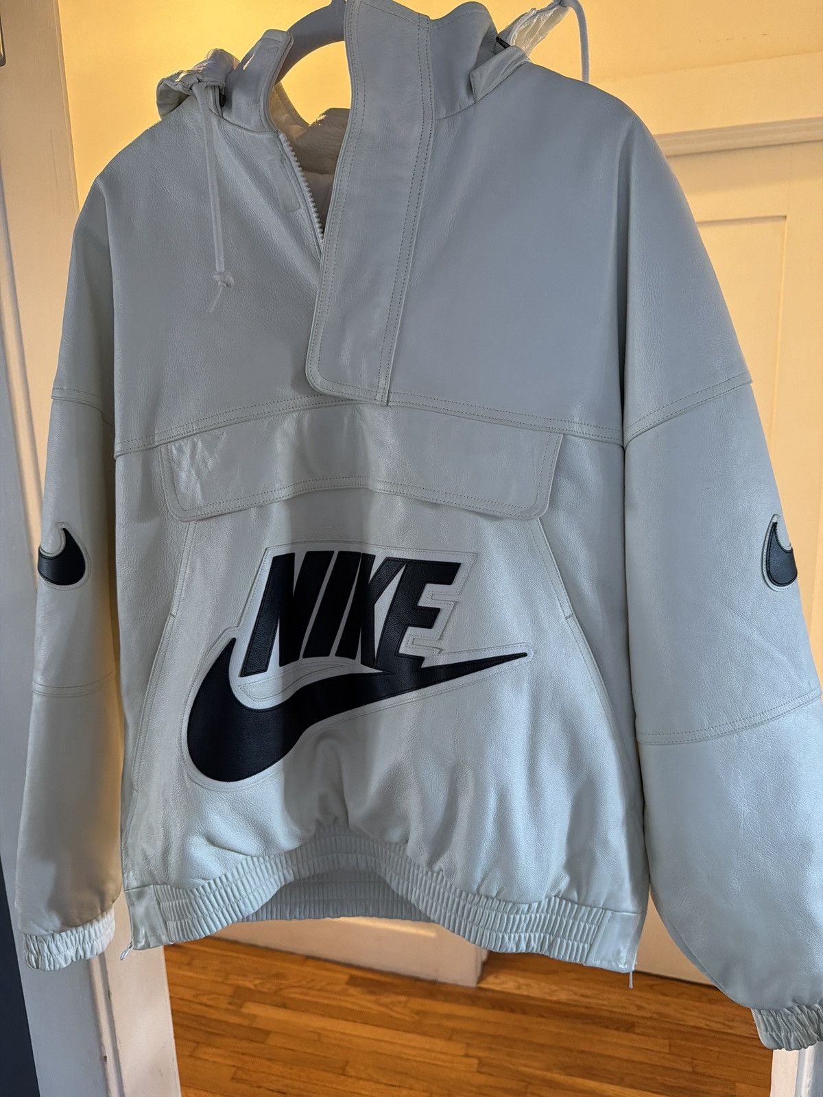 Nike × Supreme SUPREME X NIKE LEATHER JACKET Size US M / EU 48-50 / 2 - 3 Thumbnail