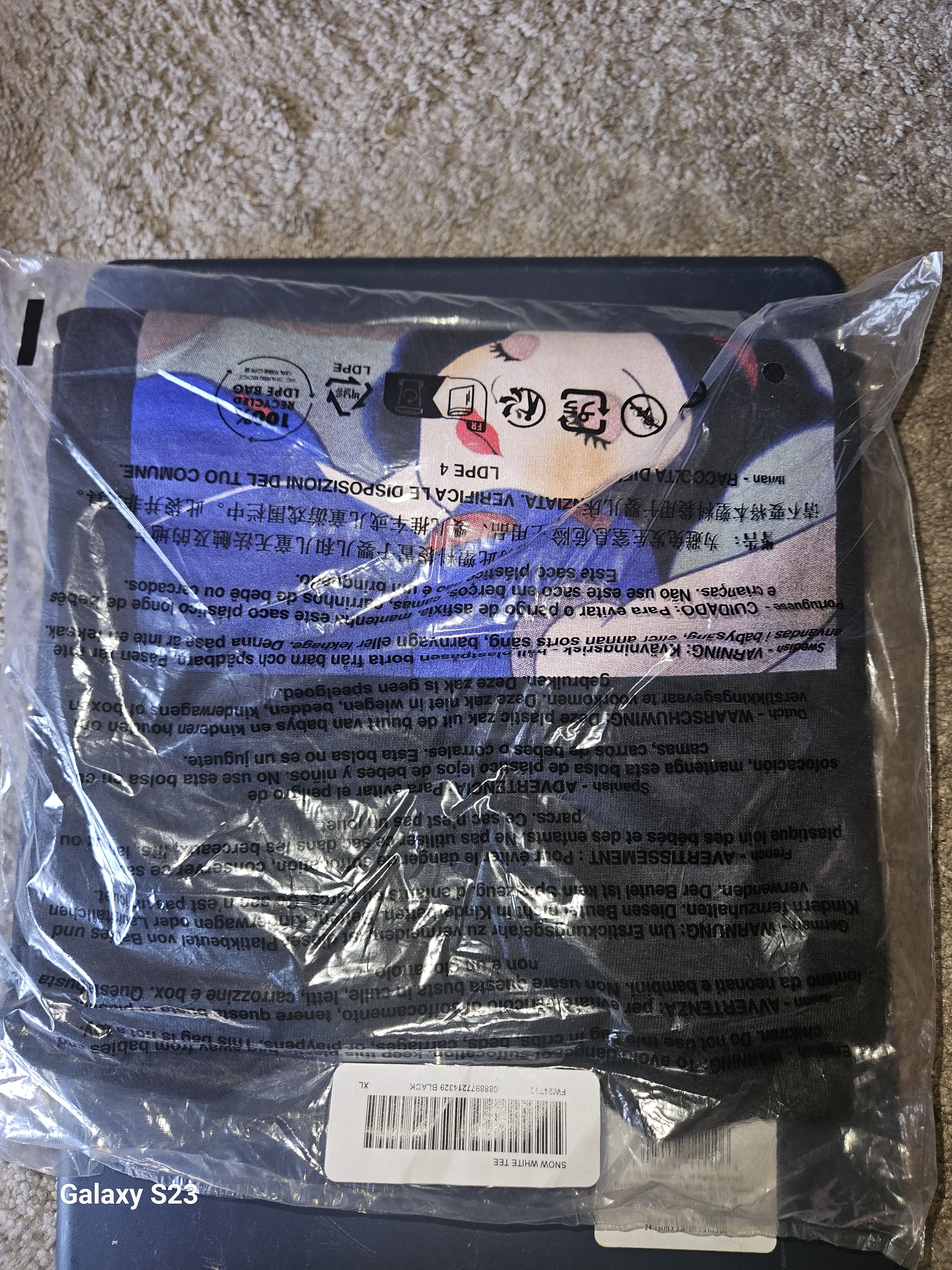 Supreme Supreme FW24 Snow White Tee Size XL Size US XL / EU 56 / 4 - 2 Thumbnail