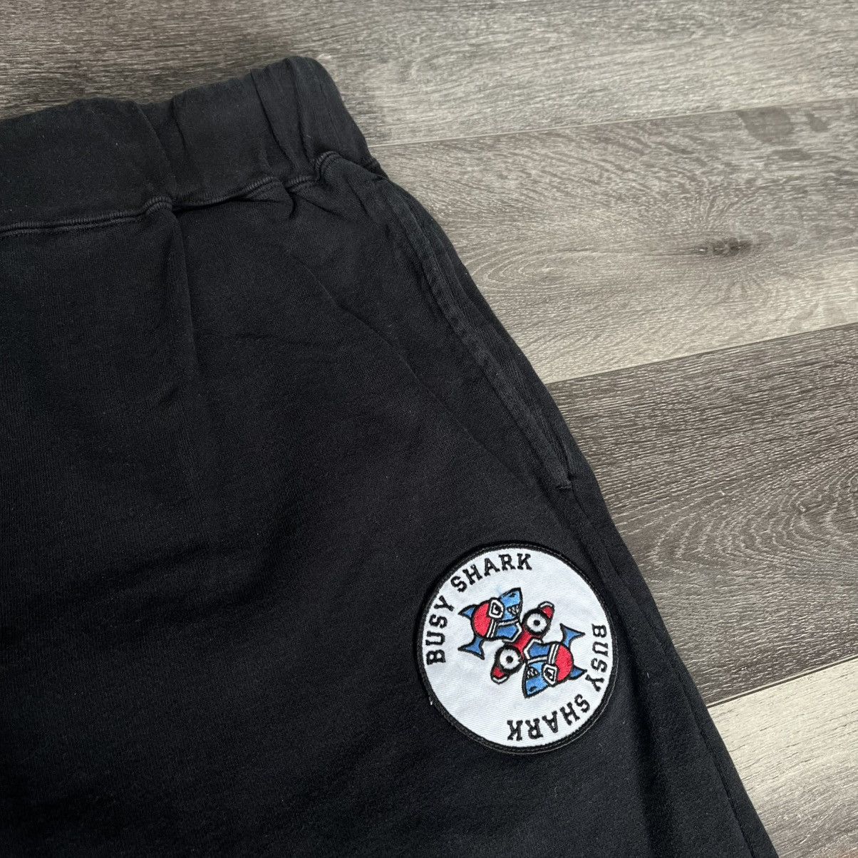 Bape A Bathing Ape Bape Busy Works Shark Sweatpants WGM Black XXL Size US 38 / EU 54 - 4 Thumbnail