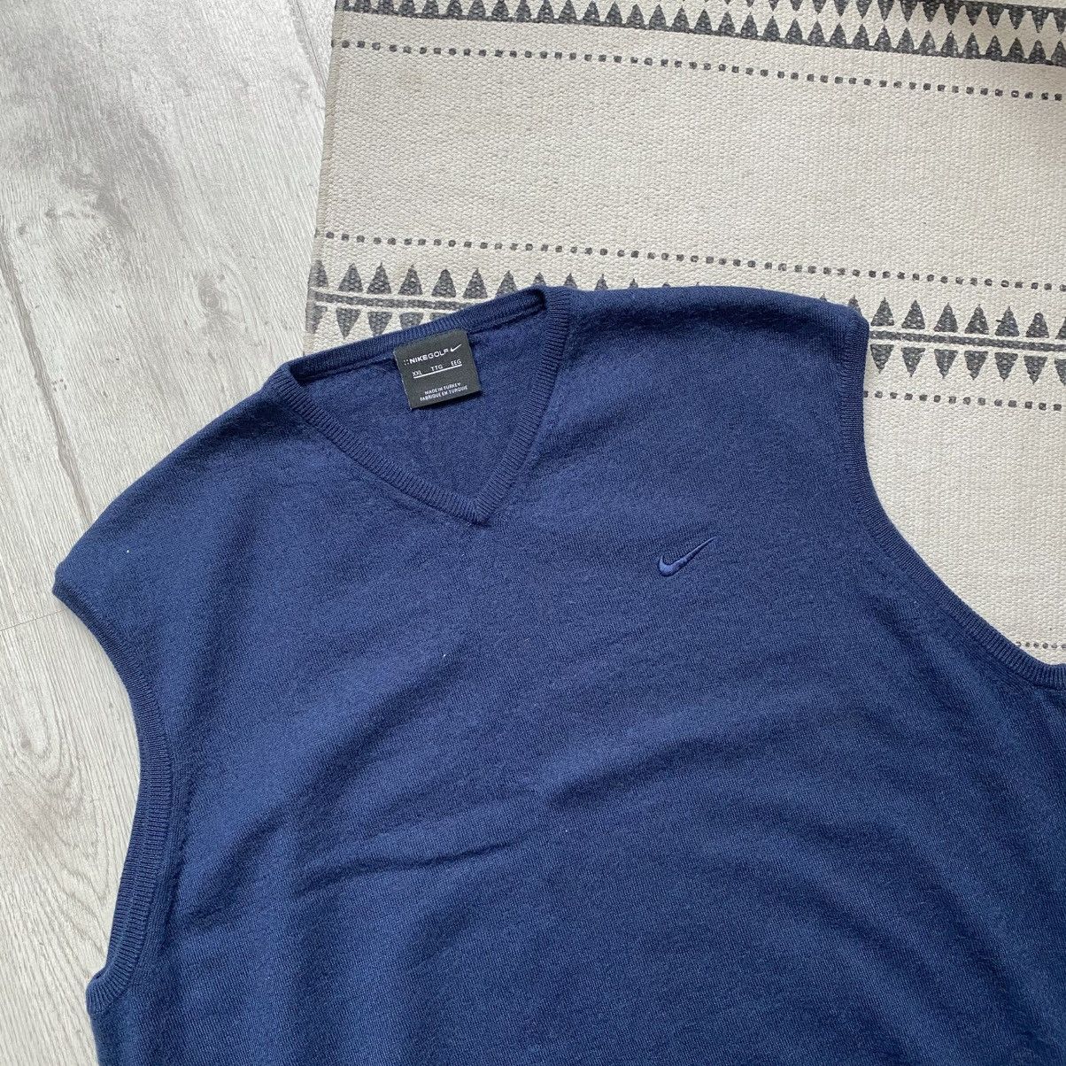 Nike Vintage 00s Nike Golf Wool sweater vest Y2K Size US XL / EU 56 / 4 - 2 Thumbnail