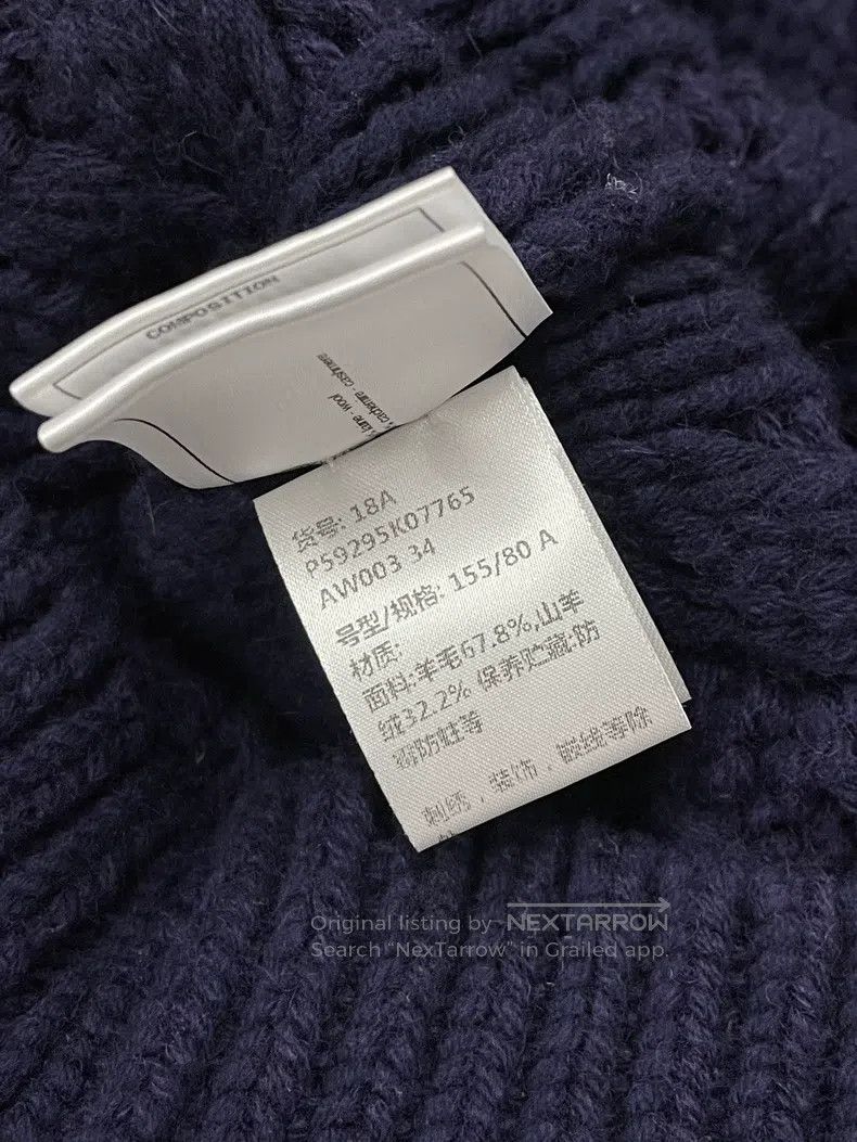 Chanel Chanel 18A Hamburger Series Dark Blue Anchor Pattern Knitt Size XXS / US 00 / IT 34 - 6 Thumbnail