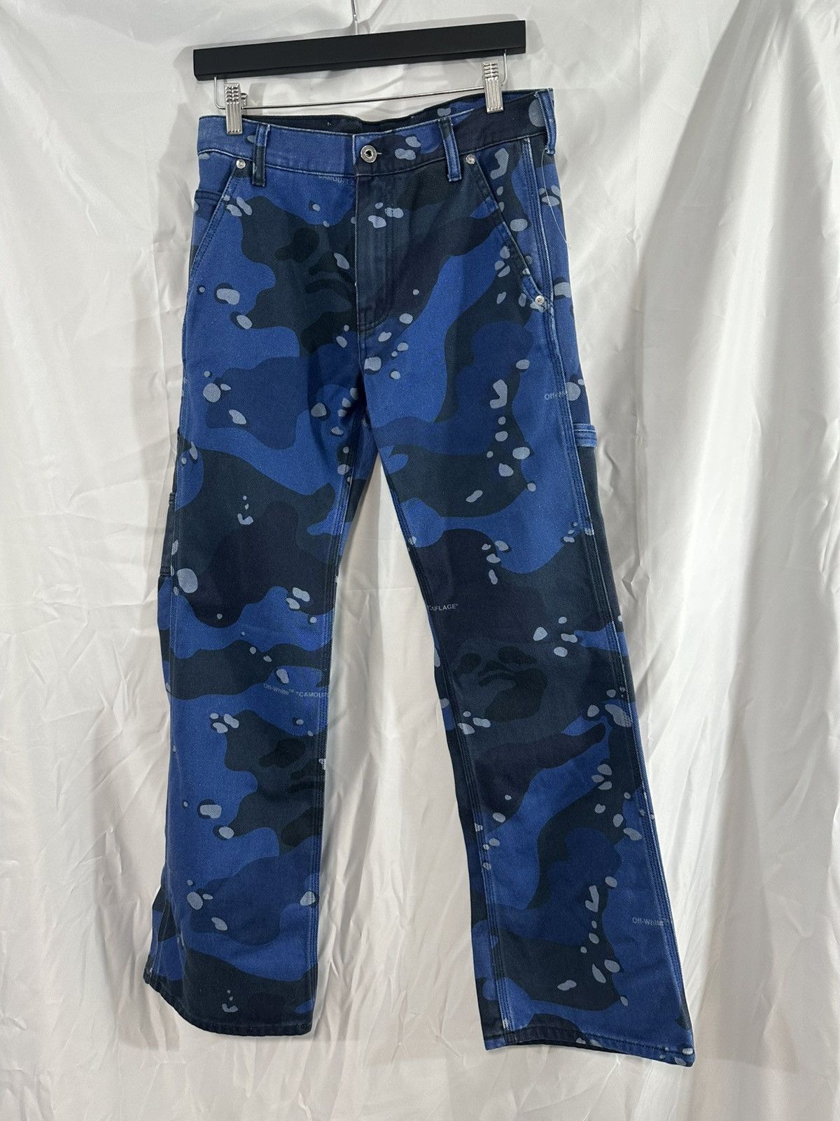 Off-White Off-White Camo Blue Size US 28 / EU 44 - 2 Thumbnail