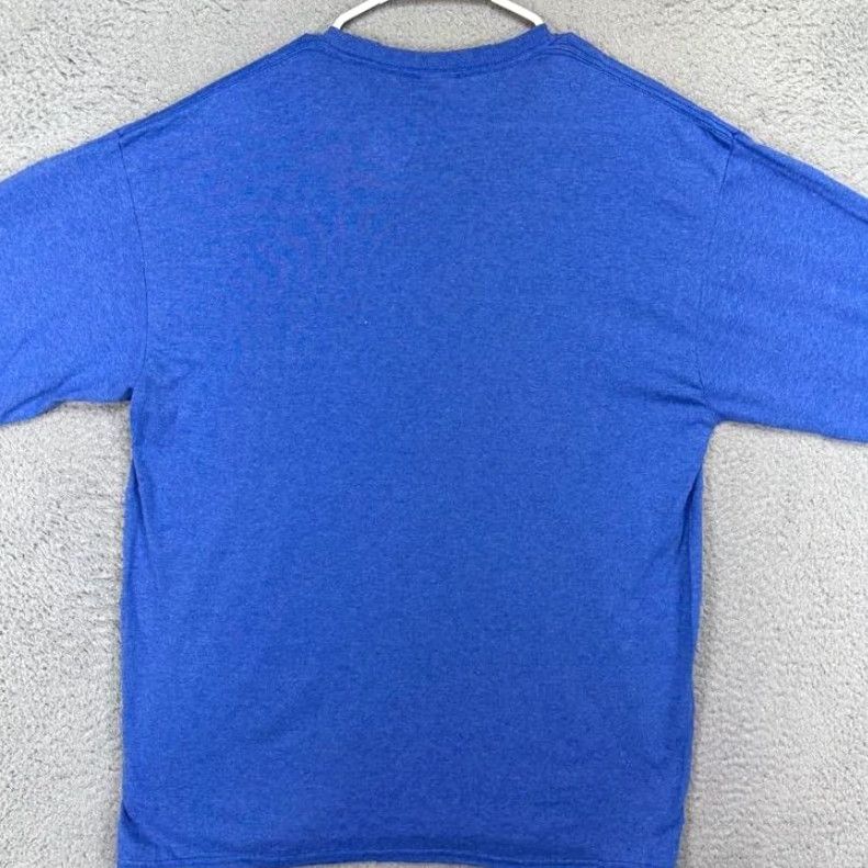 Delta Delta Pro Weight T-Shirt Unisex Adult Large Blue Crew Neck Long Sleeve Tee NEW Size US L / EU 52-54 / 3 - 3 Thumbnail