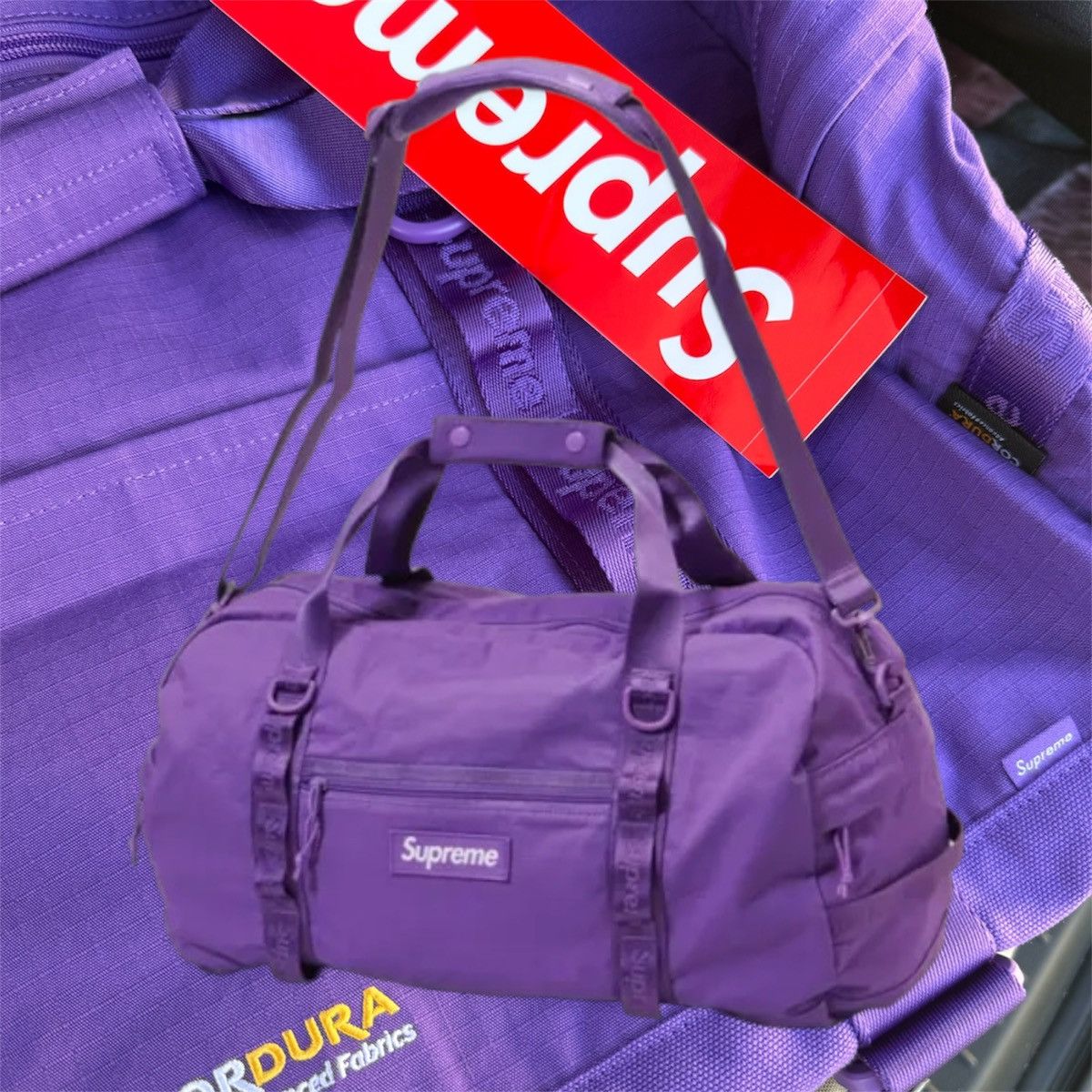Supreme Supreme duffle bag purple SS26 Size ONE SIZE - 1 Thumbnail