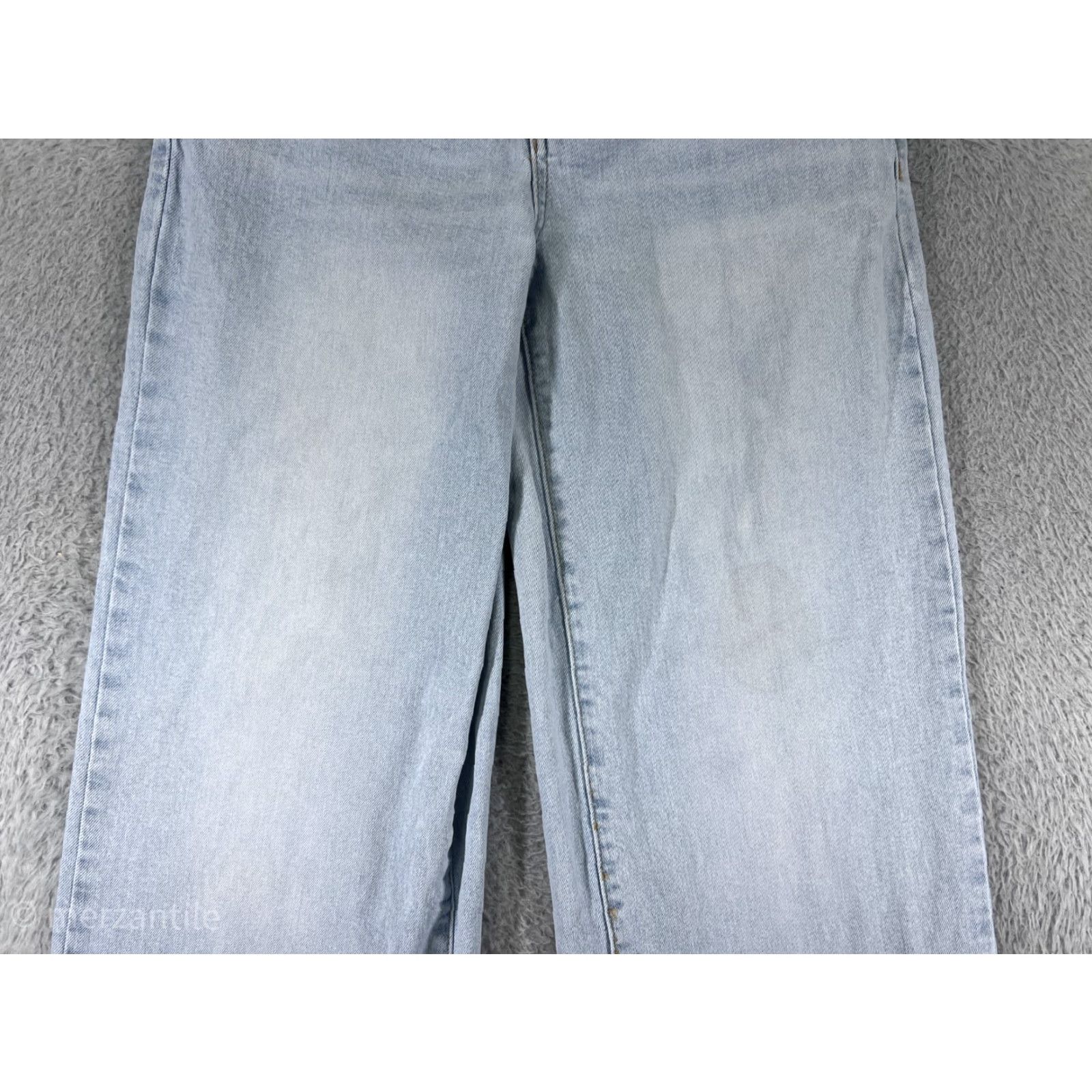 Vintage Rue21 Blue Denim Jeans Women 7 Wide-Leg 90s Look Cotton Blend Stretch Jeans Size 28" / US 6 / IT 42 - 7 Thumbnail