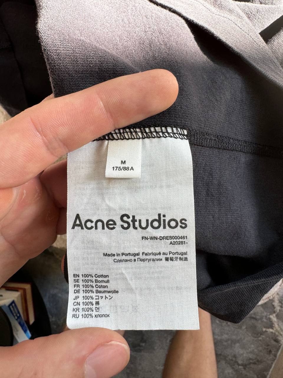Acne Studios ACNE STUDIOS Black Printed T-Shirt Size US M / EU 48-50 / 2 - 4 Thumbnail