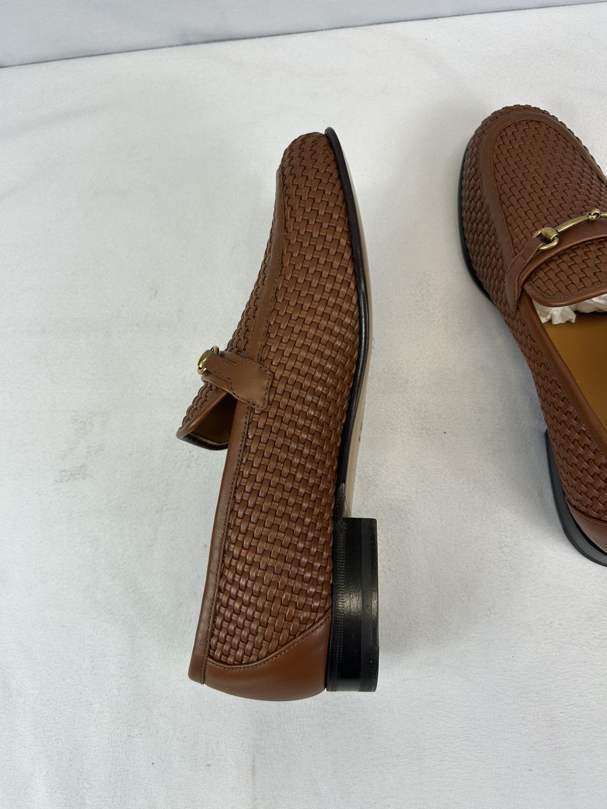 Gucci GUCCI Gucci Horsebit Crochet Leather Loafers Size US 9 / EU 42 - 10 Thumbnail