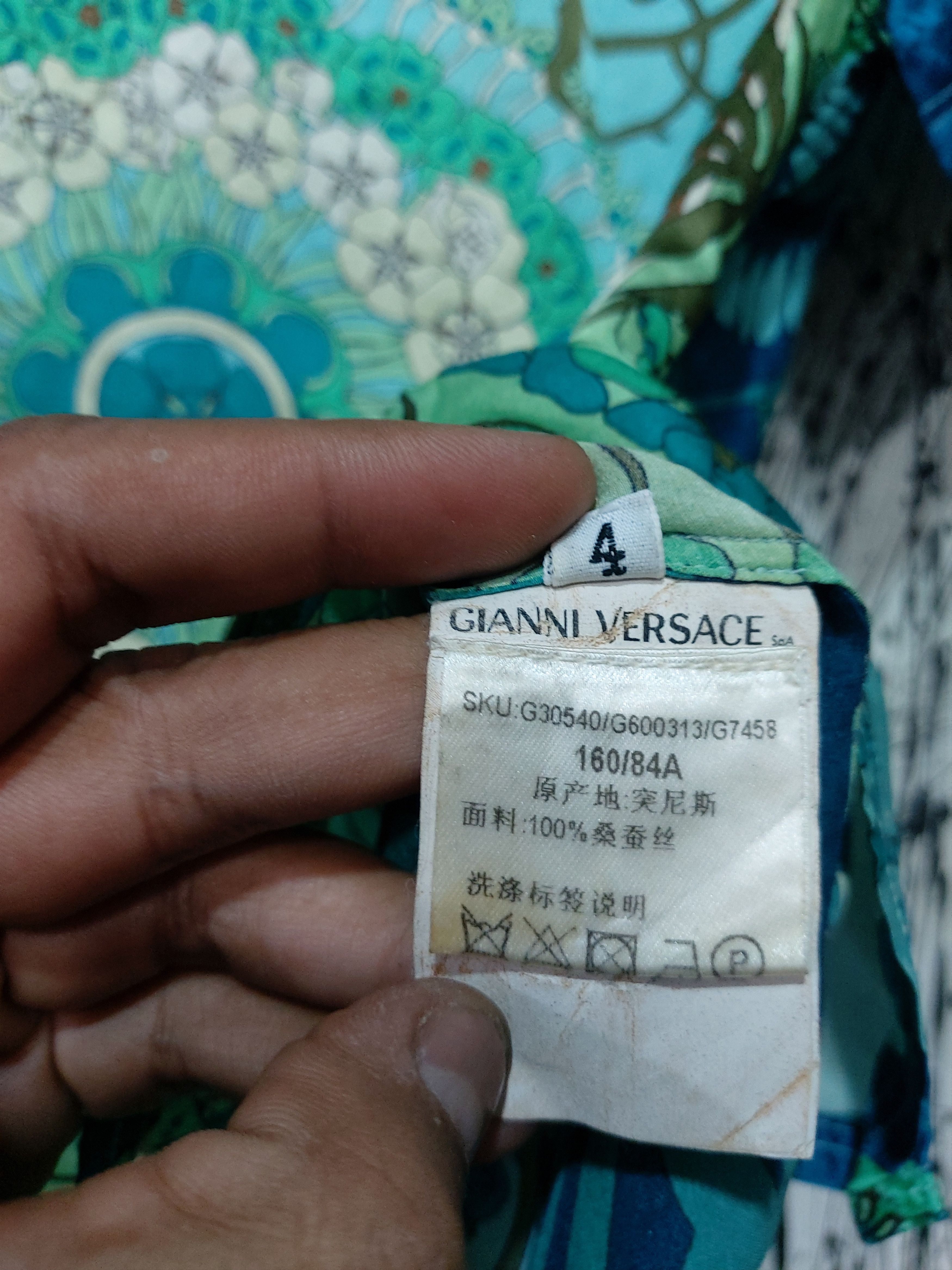 Versace VERSACE COLLECTION FLORAL PRINT SILK SHIRT Size XS / US 0-2 / IT 36-38 - 7 Thumbnail