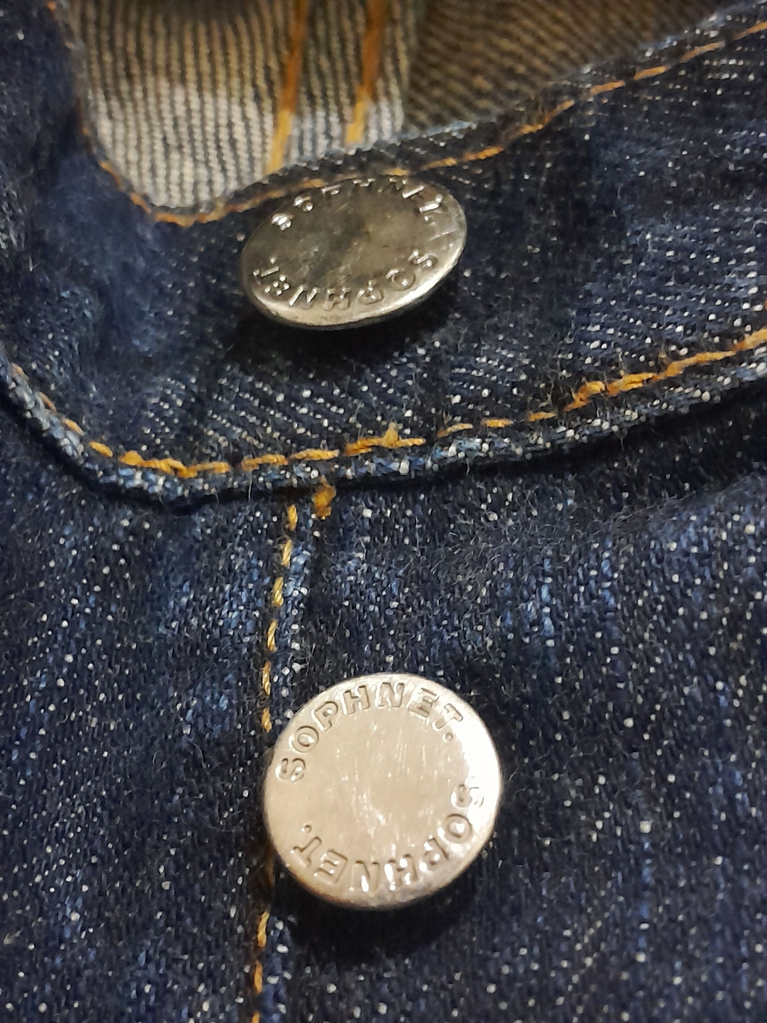 Japanese Brand Sophnet over dyed cotton denim 14oz denim pants Size US 32 / EU 48 - 6 Thumbnail