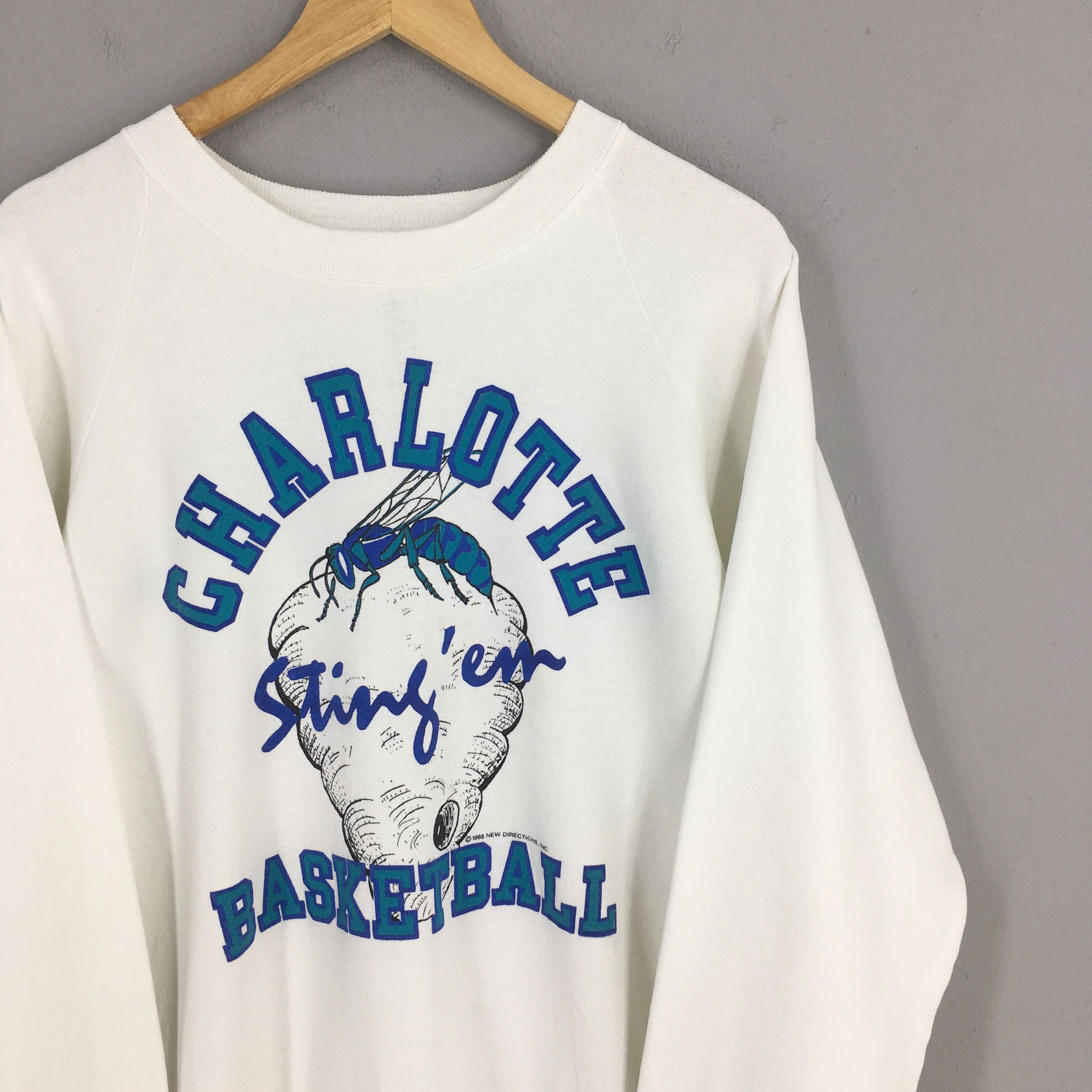 NBA Vintage Charlotte Hornets NBA Sweatshirt Large Size US L / EU 52-54 / 3 - 2 Thumbnail
