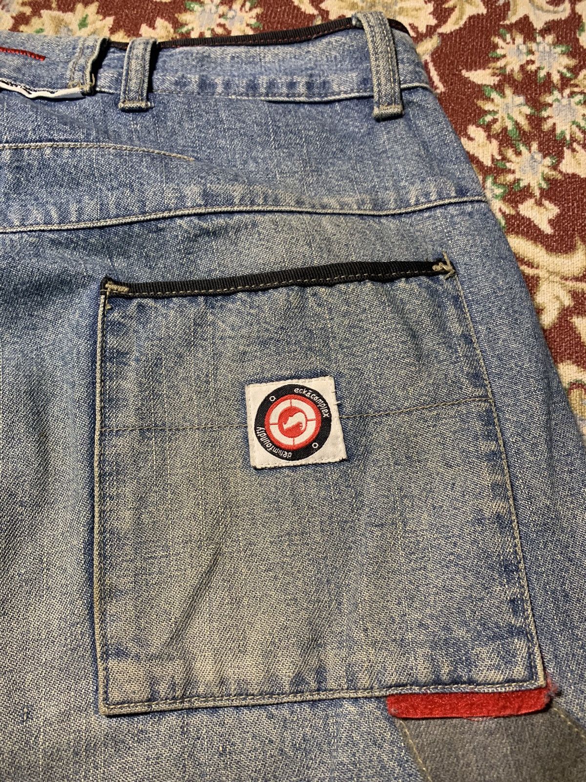 Ecko Unltd. 🔥BAGGY🔥ECKO CARPENTER BAGGY DENIM PANT VERY WORN Size US 30 / EU 46 - 22 Thumbnail