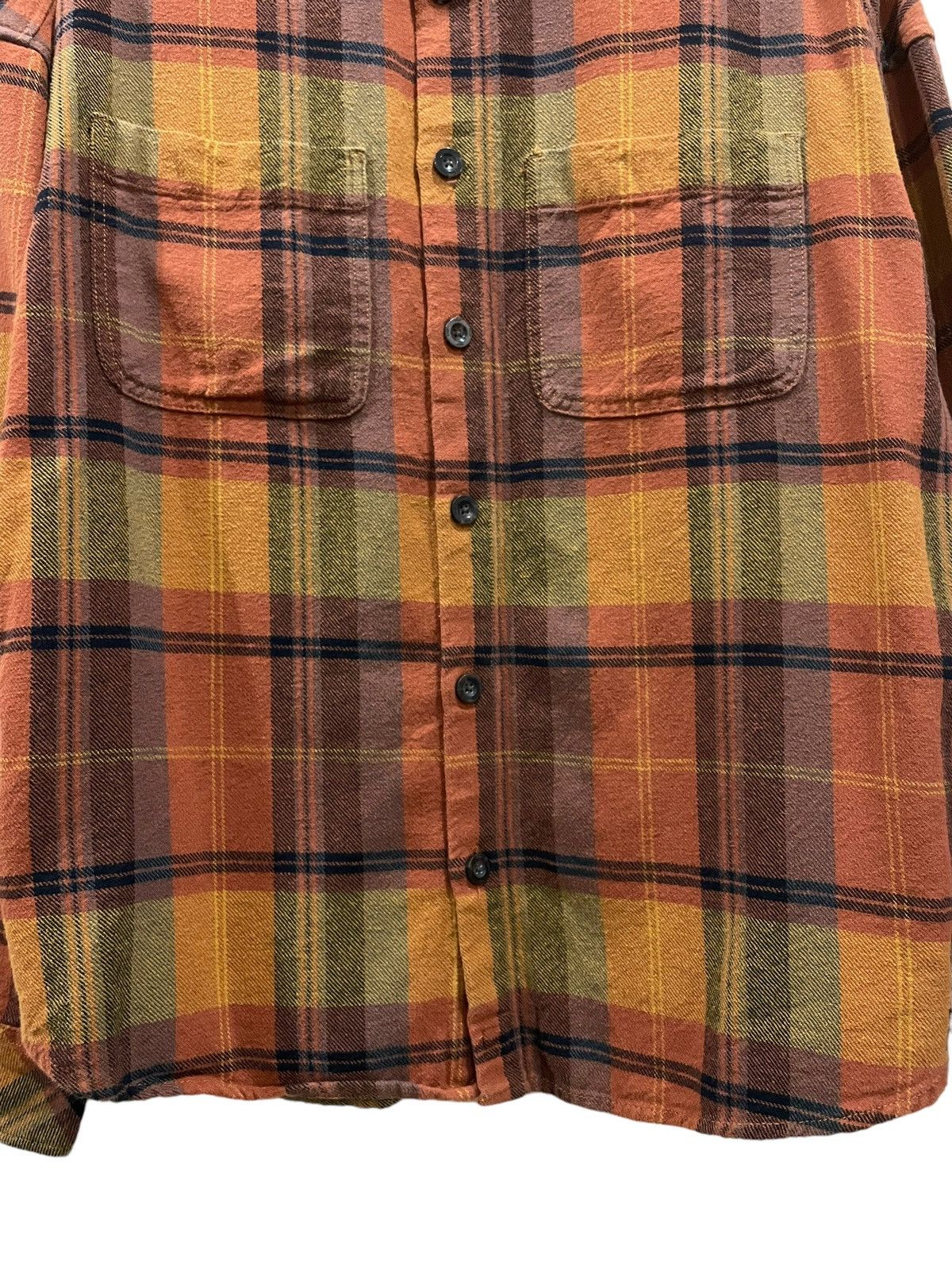 Japanese Brand AWA Travis Scott Style Relaxed Fix Tartan Plaid Flannel Size US M / EU 48-50 / 2 - 4 Thumbnail