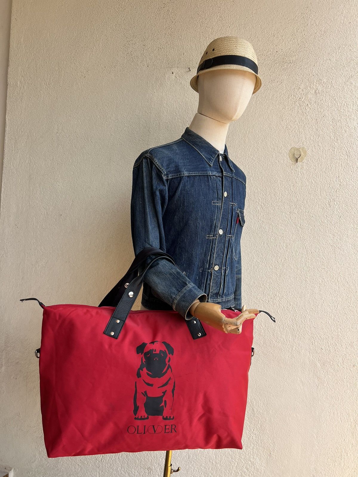 Valentino Vintage valentino Oliver Large Red Tote Bag Size ONE SIZE - 5 Thumbnail