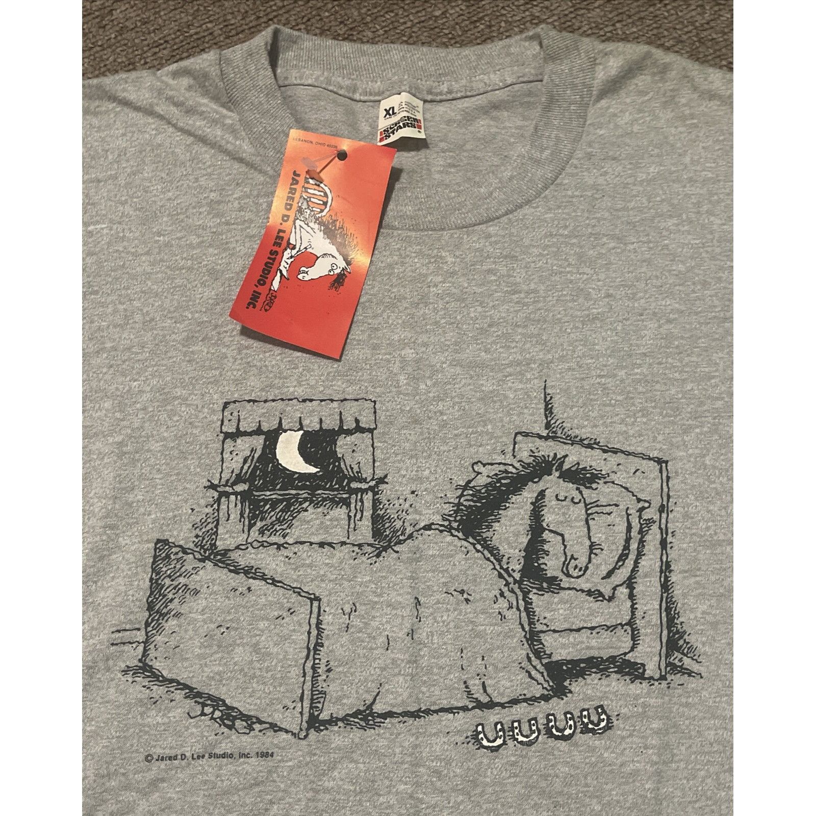 Other Vintage 80s 1984 XL Screen Stars Horse Equestrian Racing Sin Size US XL / EU 56 / 4 - 3 Thumbnail