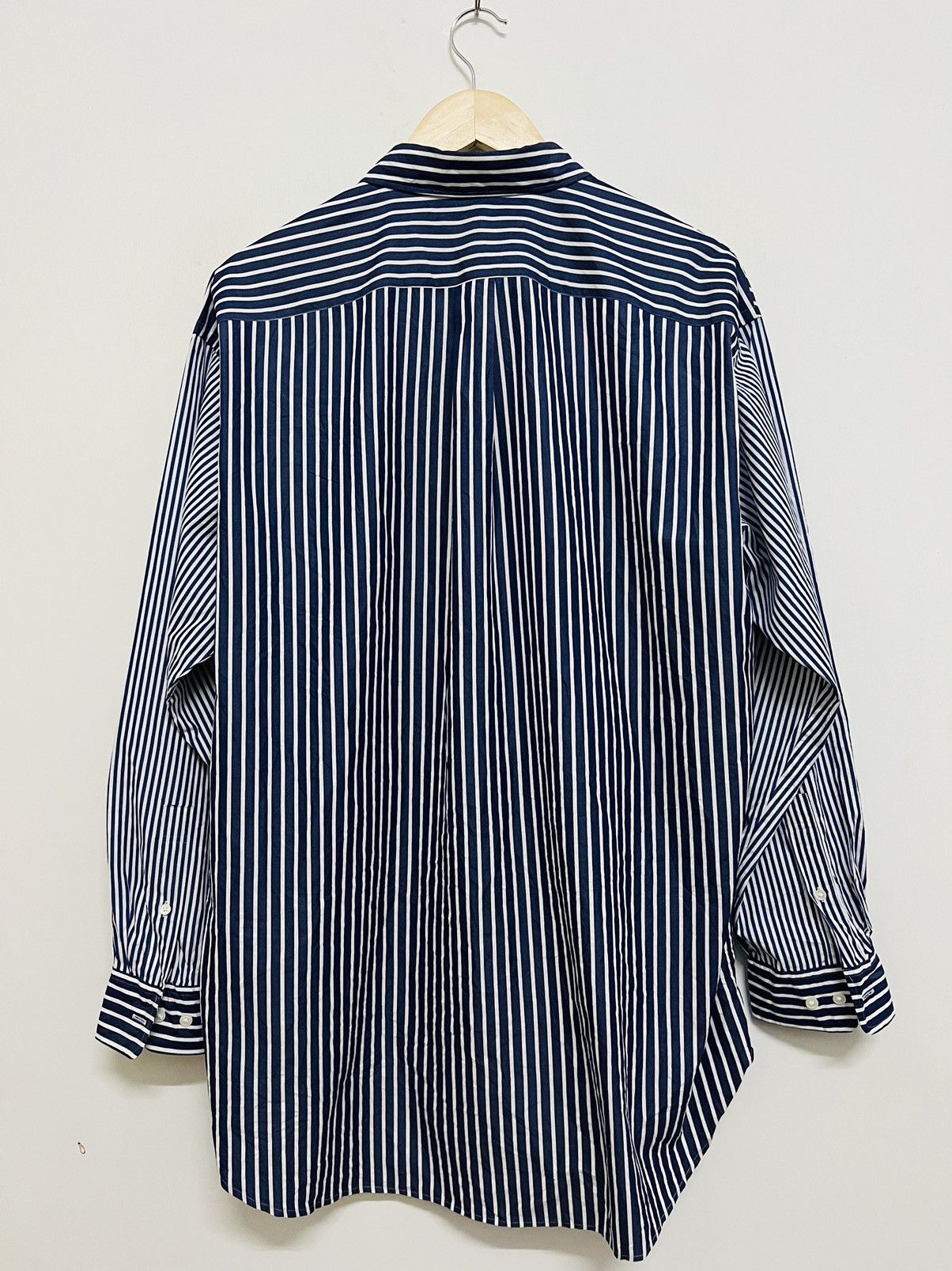 Jil Sander × Uniqlo Jil Sander X Ut +J Oversized Striped Shirt Size US L / EU 52-54 / 3 - 9 Thumbnail