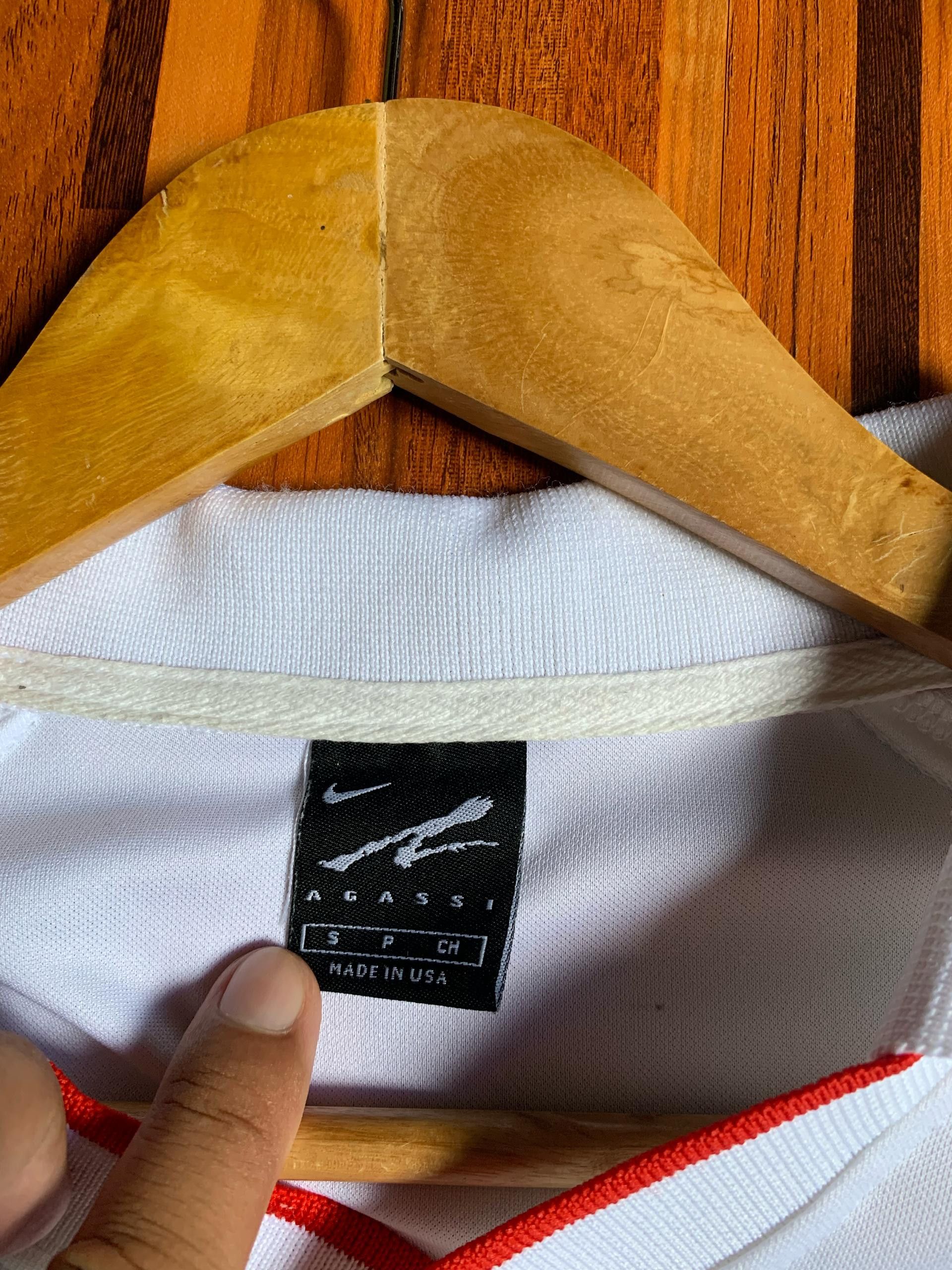 Nike made in usa 90s Nike Challenge Andre Agassi Rare 90s Tenis Size US L / EU 52-54 / 3 - 6 Thumbnail