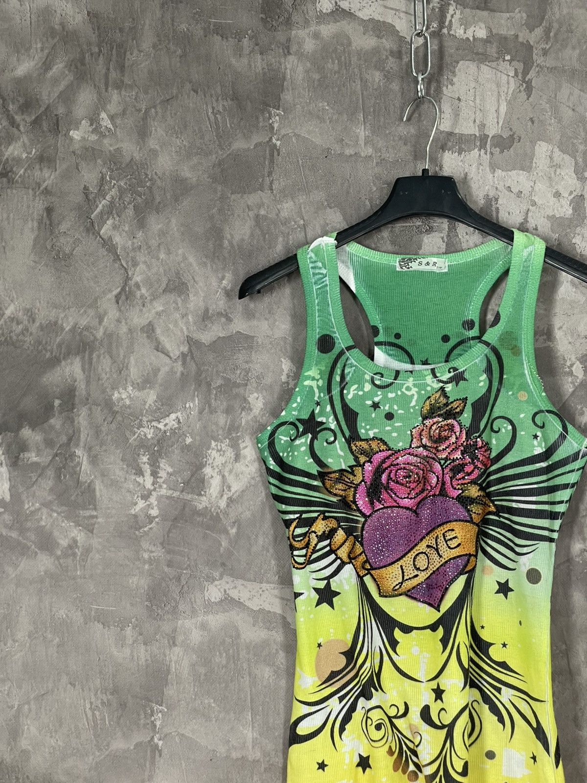 If Six Was Nine × Vintage Y2K Jean Paul Gaultier Japanese Style Tank Top T-Shirt Vest Size M / US 6-8 / IT 42-44 - 3 Thumbnail