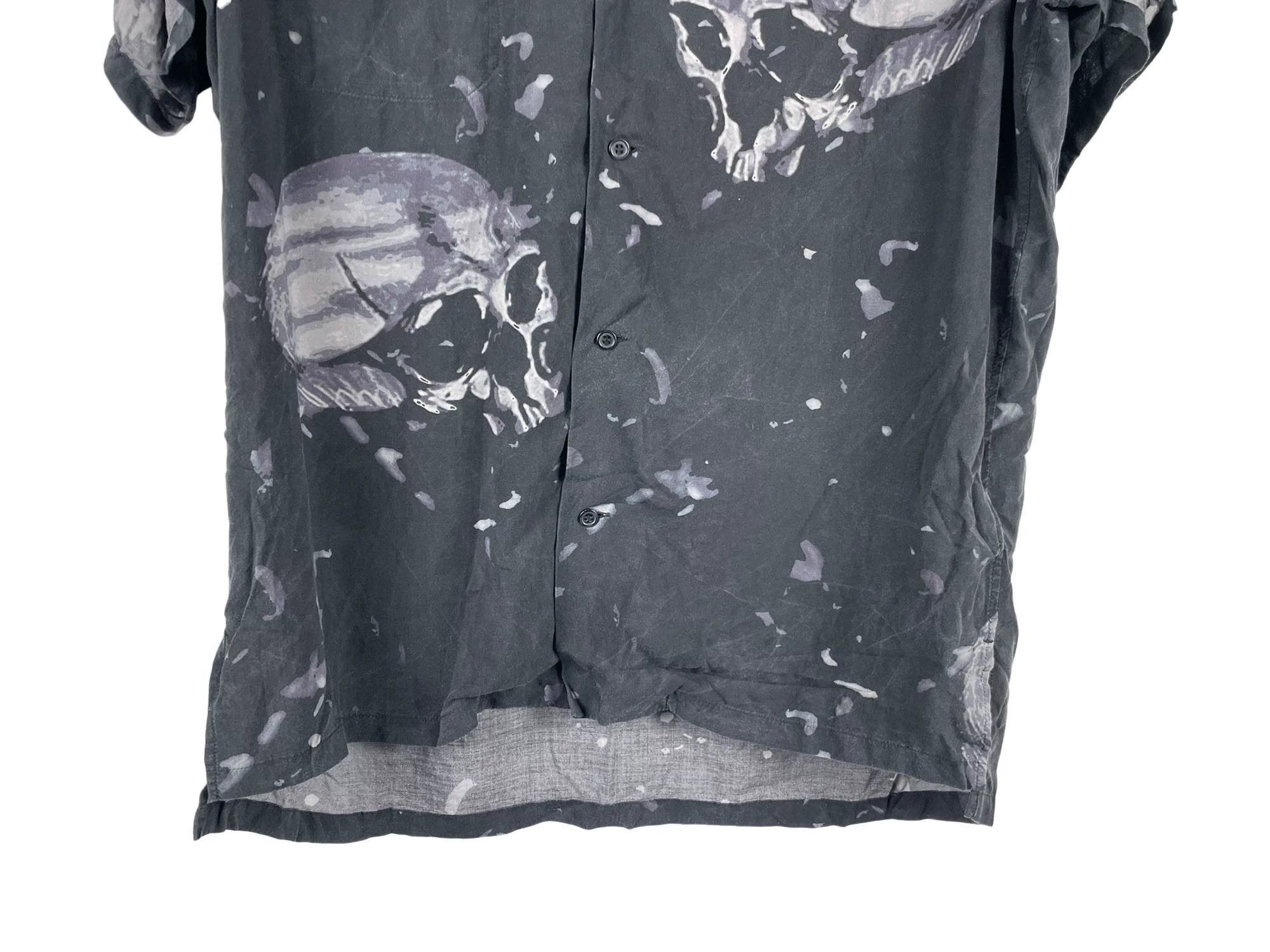 Yohji Yamamoto Yohji Yamamoto SS16 Tencel Skull Shirt Size 2 Size US M / EU 48-50 / 2 - 4 Thumbnail