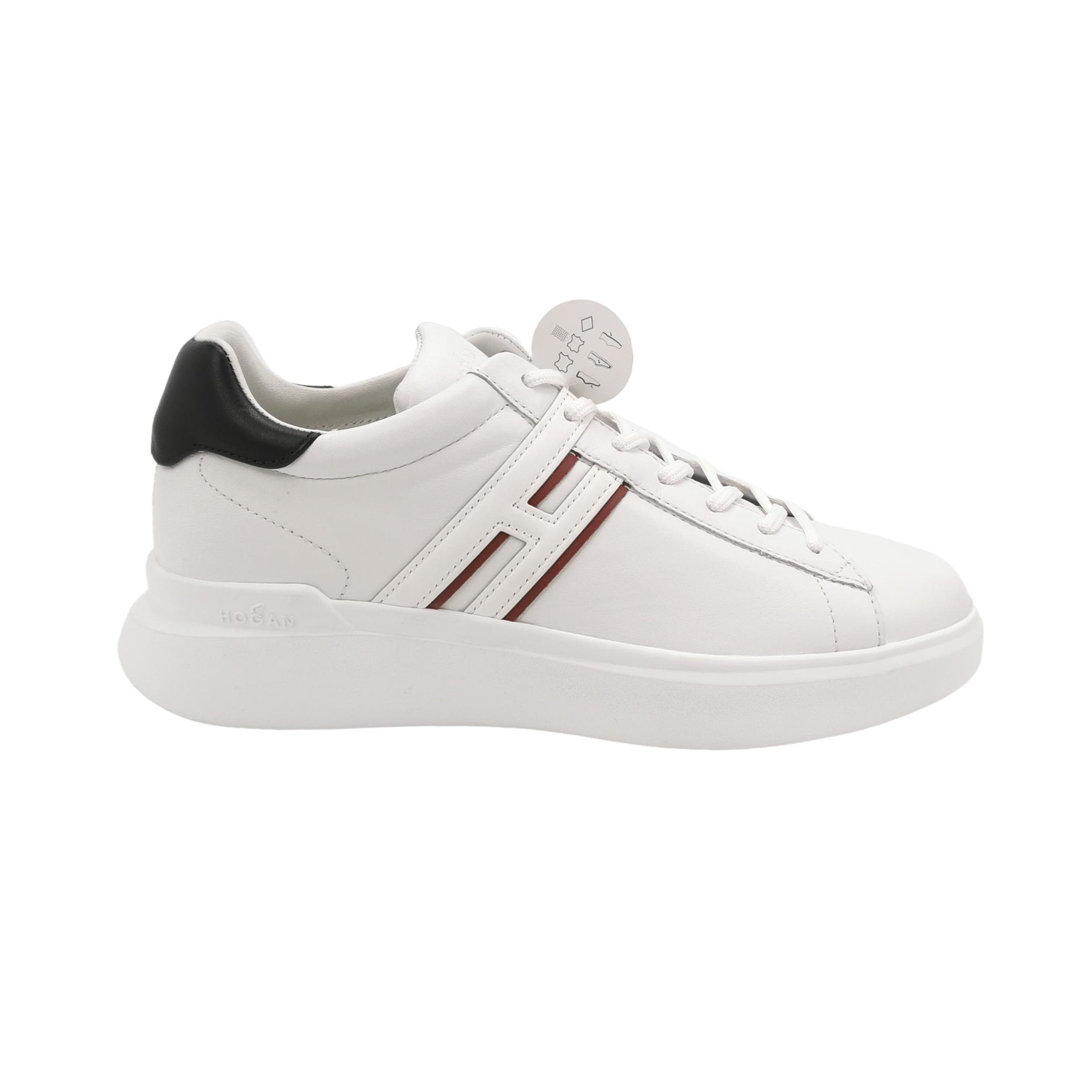 Hogan Hogan H-Stripe Leather Sneakers EU 41 Size US 8 / EU 41 - 1 Thumbnail