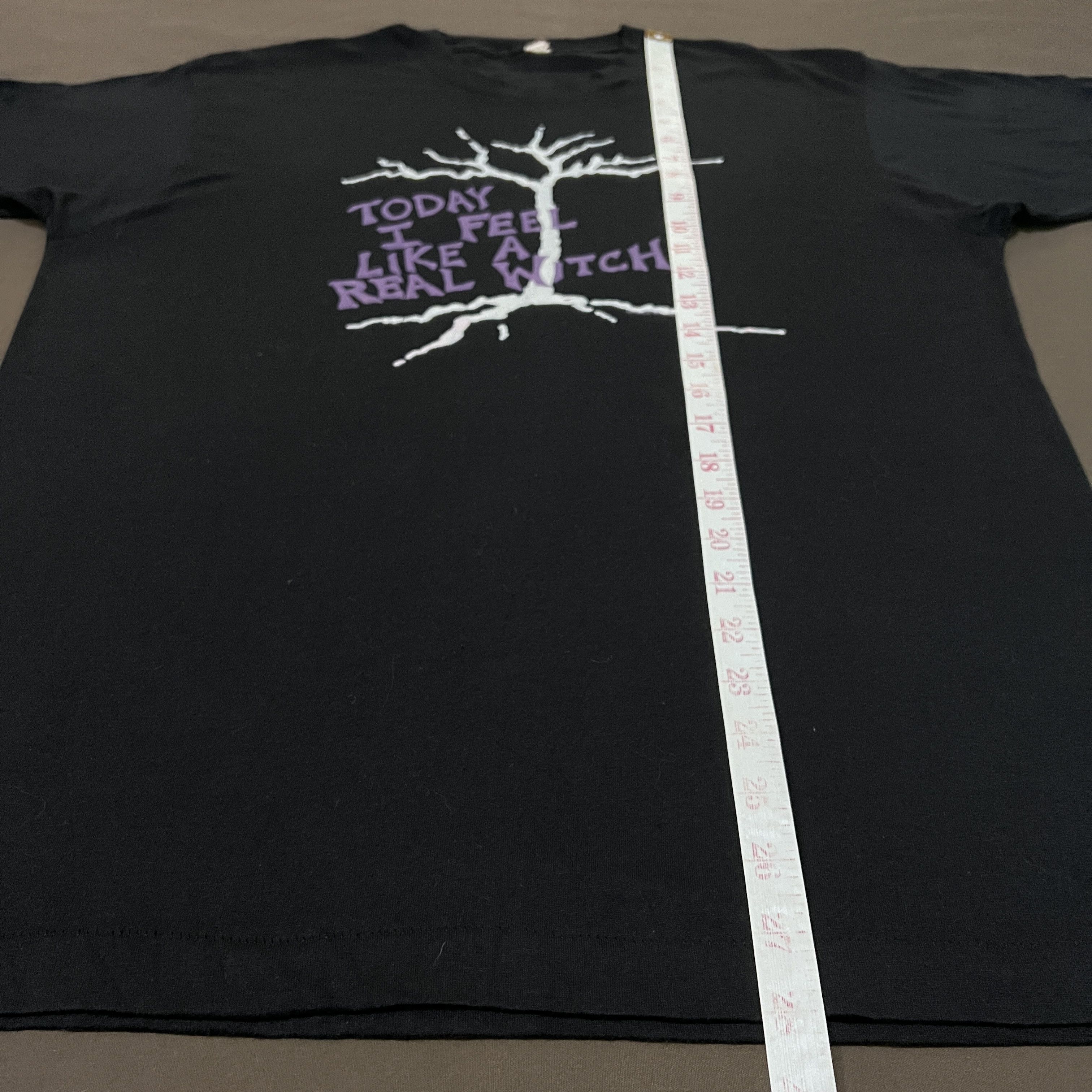Expert Horror Vintage Today I Feel Like A Real Witch Tee Single Stitch Size US XL / EU 56 / 4 - 8 Thumbnail