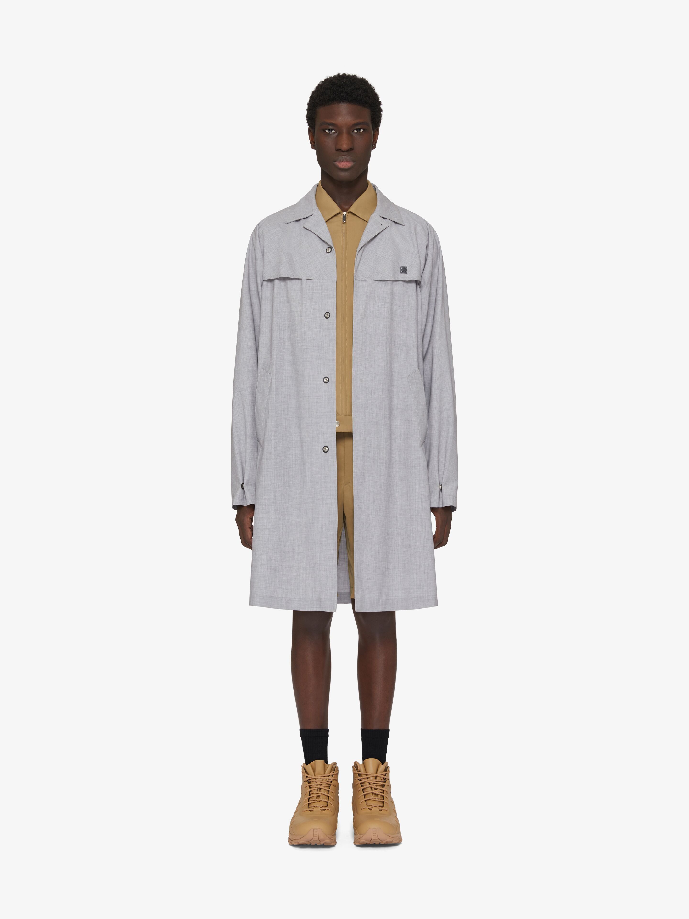 Givenchy o1w1db10925 Long Packable Parka in Grey Size US XL / EU 56 / 4 - 2 Thumbnail