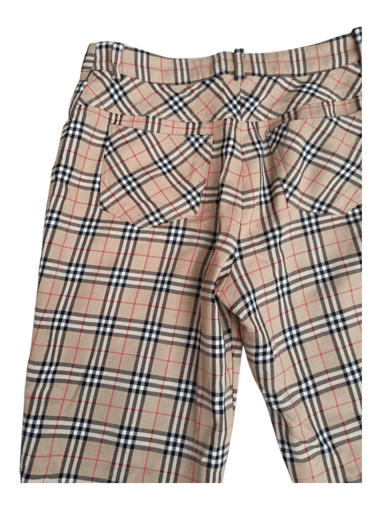 Burberry 🔥VINTAGE BURBERRY NOVA CHECK BLUE LABEL Japan Wool Pants Size 26" / US 2 / IT 38 - 12 Thumbnail