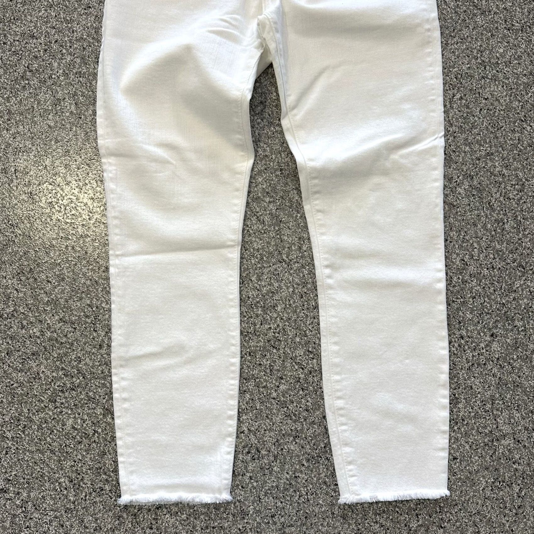 Abercrombie & Fitch Abercrombie & Fitch Jeans Womens 8 29x27 Super Skinny Ankle High Rise White Size 29" - 3 Thumbnail