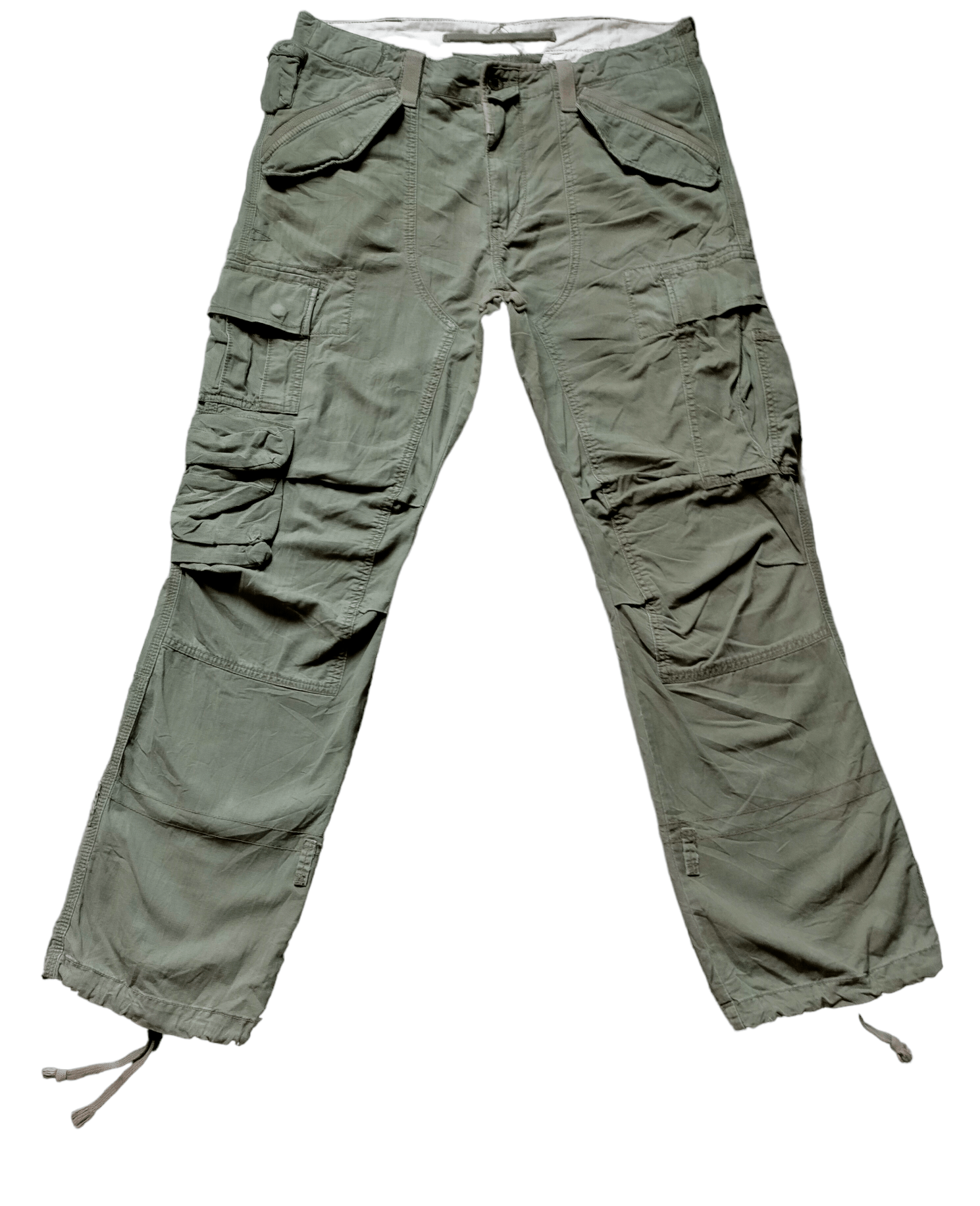 image of Polo Ralph Laurent Cargo Tactical Trouser Pants in Green Olive, Men's (Size 36)
