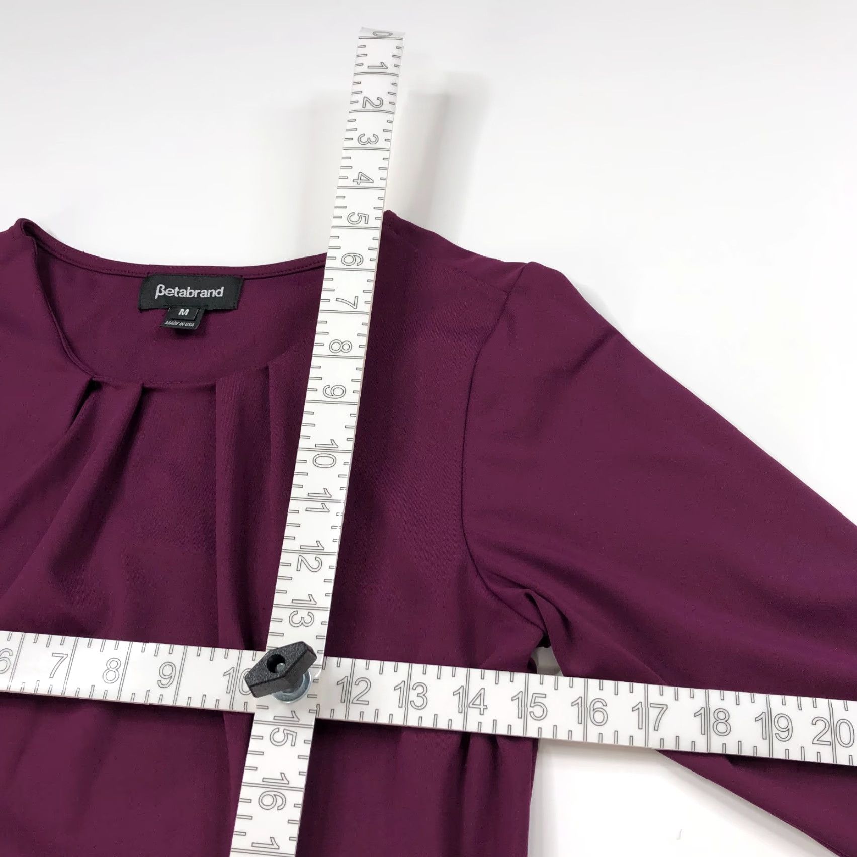 Vintage Betabrand Blouse Shirt Purple MINT Medium Pullover Top Casual Womens Sleeveless Round Neck Size M / US 6-8 / IT 42-44 - 3 Thumbnail