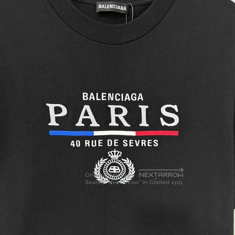 Balenciaga Balenciaga Paris Wheat Embroidery Tee. Size US S / EU 44-46 / 1 - 3 Thumbnail
