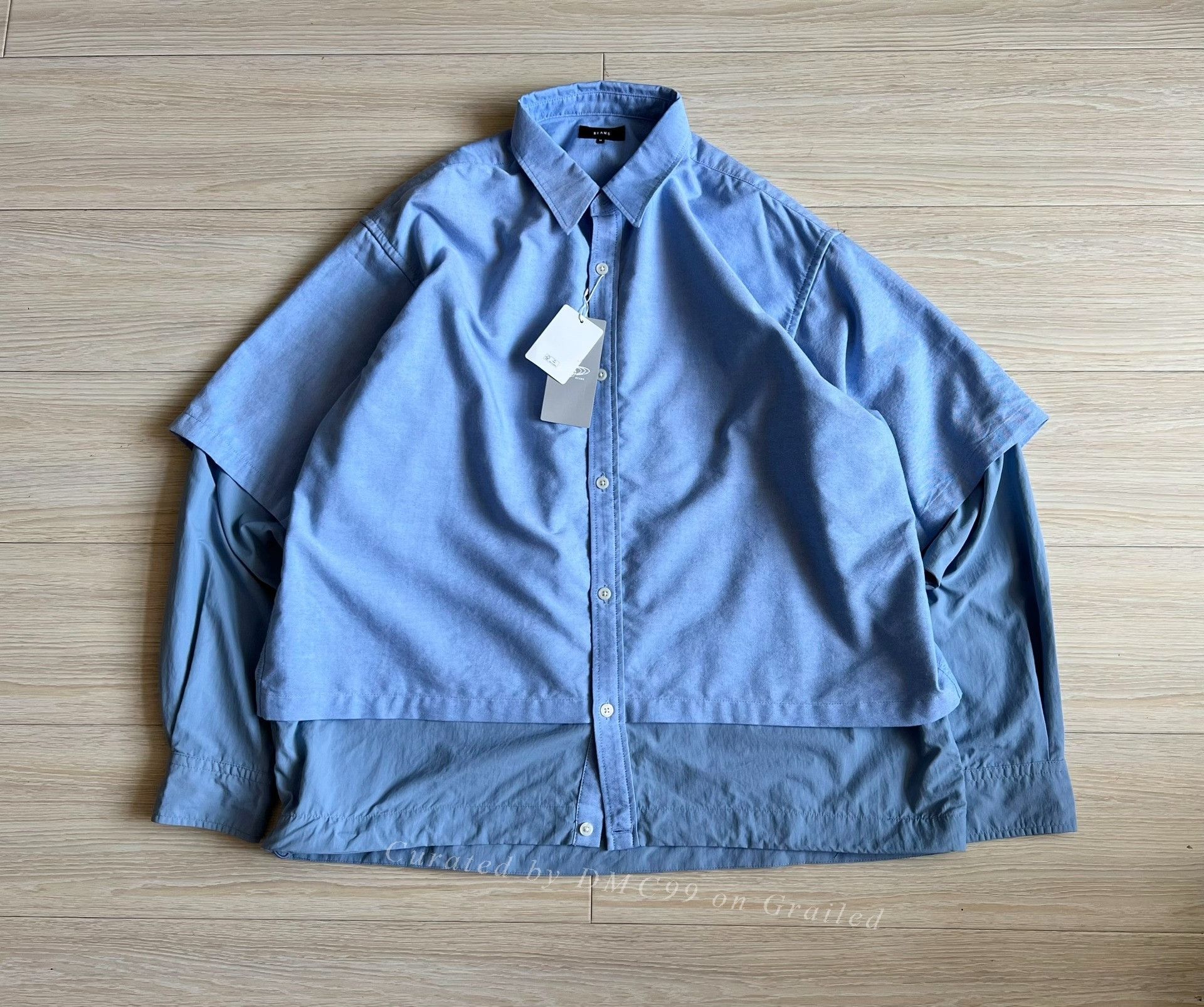 Beams Japan Beams Layered Paneled Long-Sleeve Shirt Size US M / EU 48-50 / 2 - 1 Thumbnail